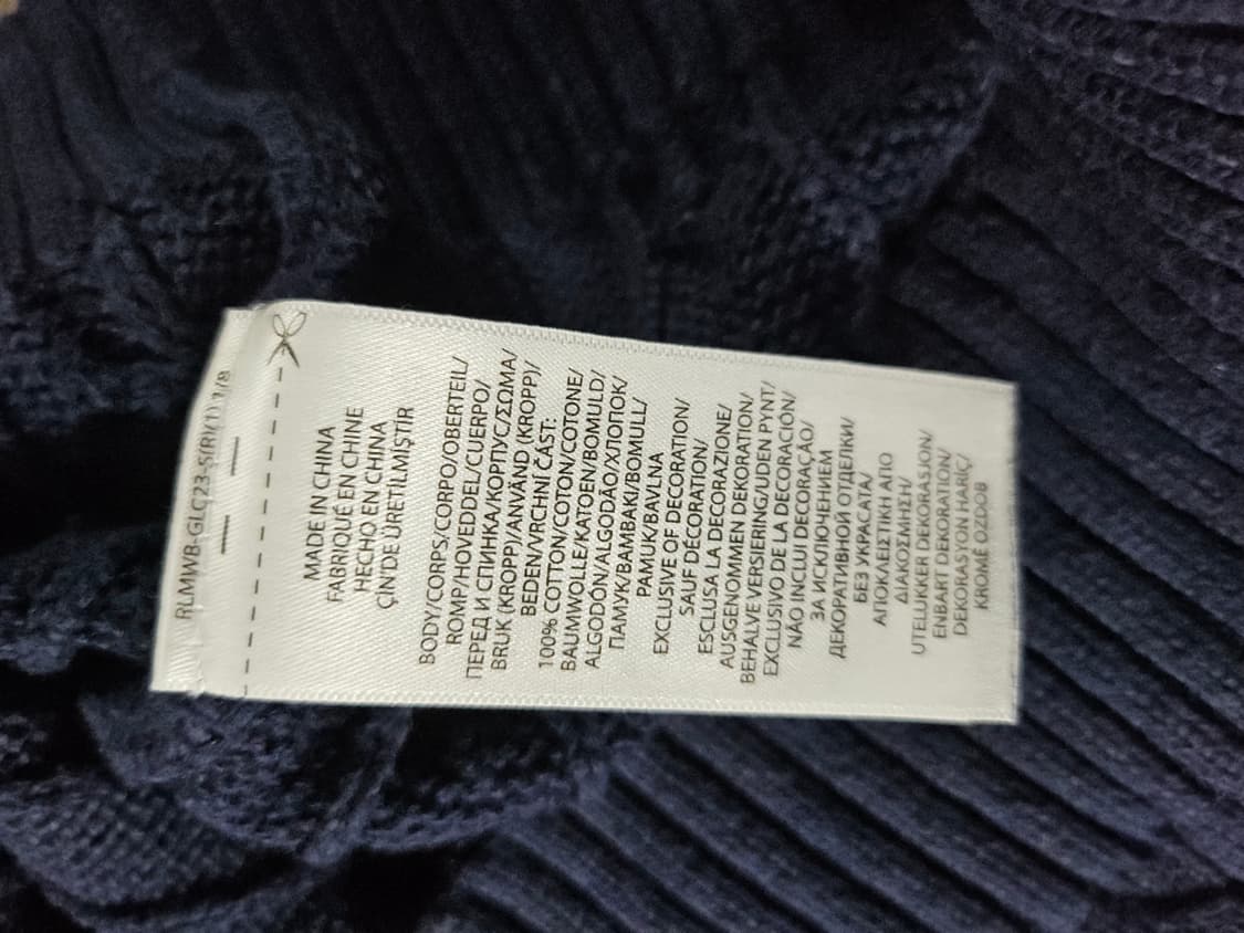 폴로 랄프로렌 네이비 꽈배기 니트  S  남여가능 상품이미지4