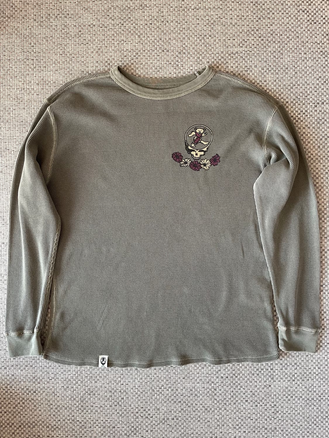 thisisneverthat x 그레이드풀데드베어 와플 롱 슬리브 xl 상품이미지1