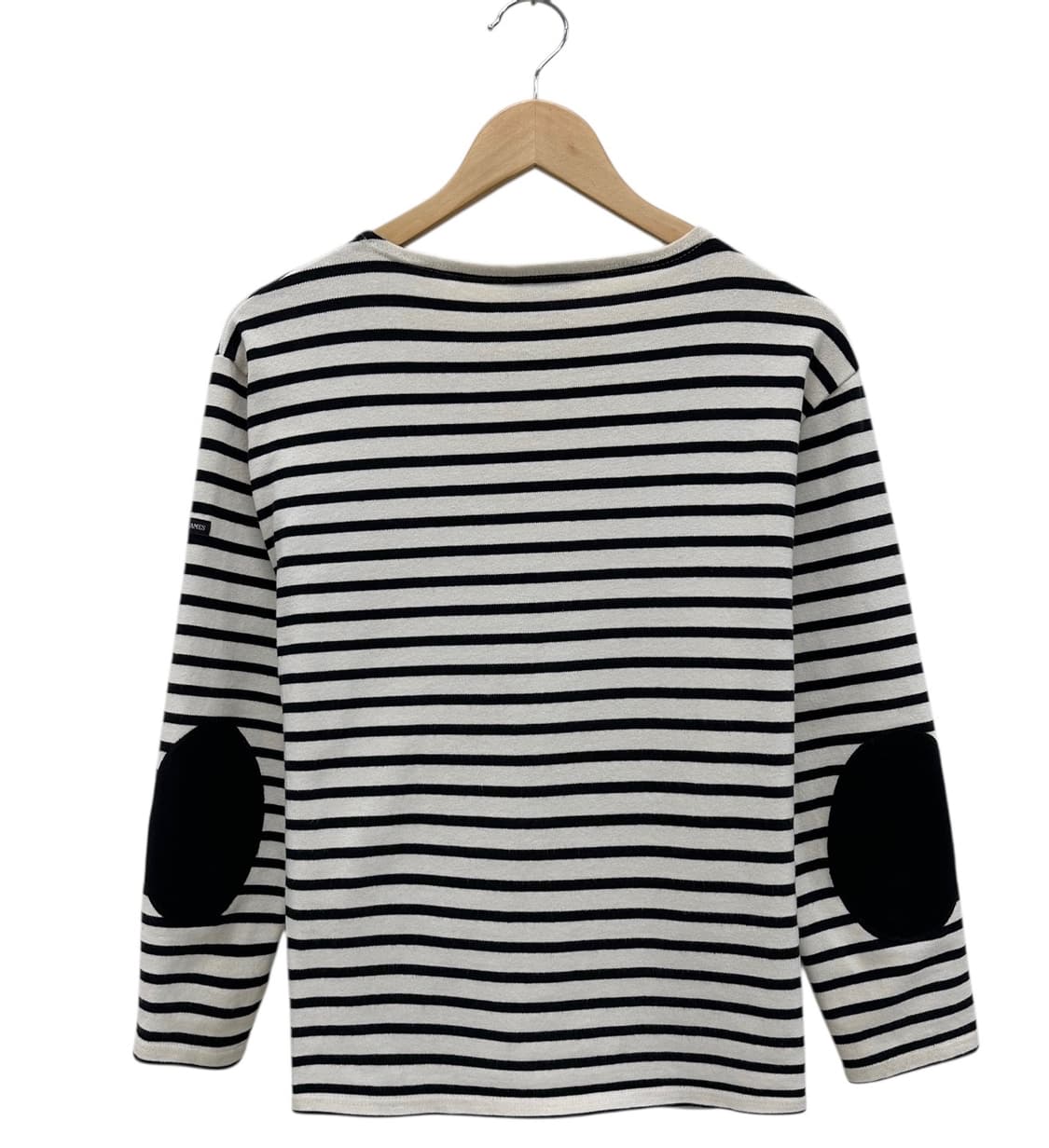 세인트제임스 줄무늬 롱슬리브 긴팔티 아이보리&블랙 (S) 상품이미지9