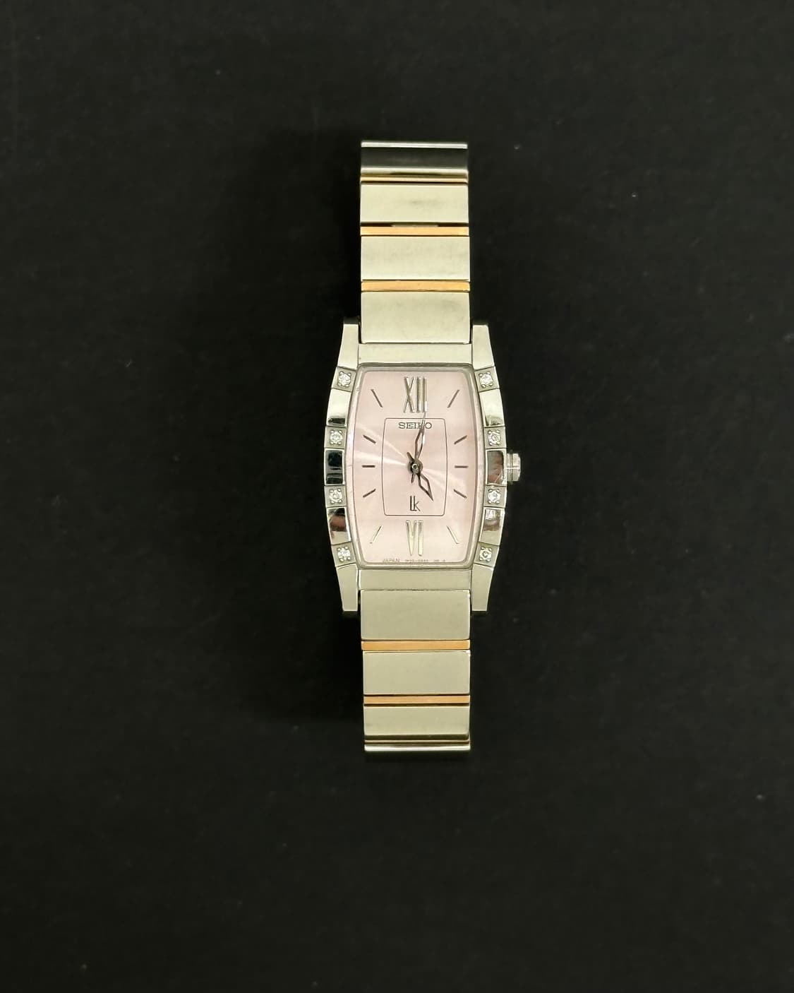 세이코 루키아 핑크 다이얼 큐빅 쿼츠 시계 상품이미지2