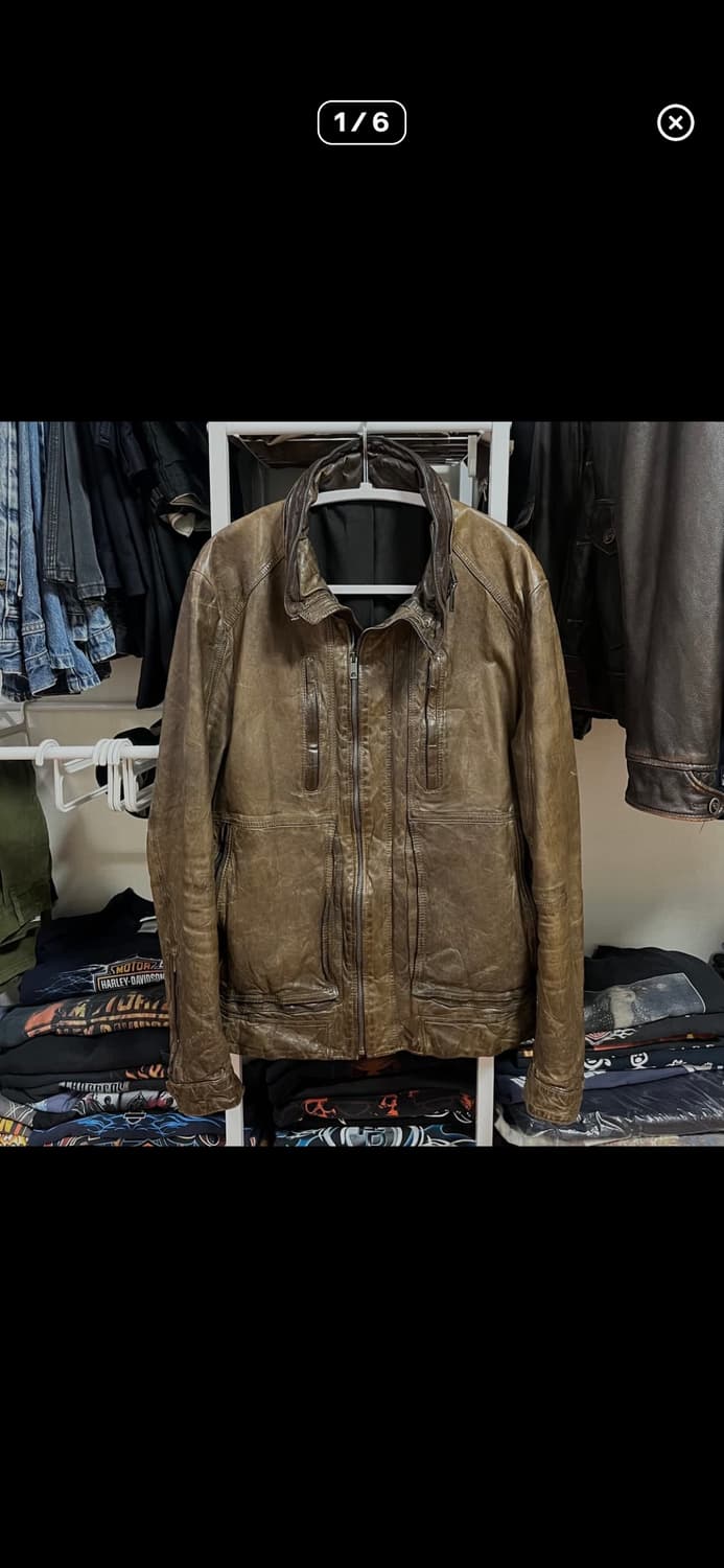 솔리드옴므 레더자켓 상품이미지1