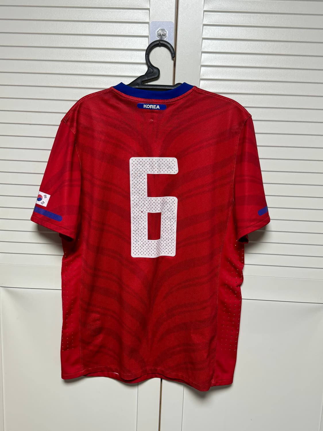 10-12 나이키 대한민국 홈 지급용 유니폼 반팔 No.6 김보경 상품이미지5