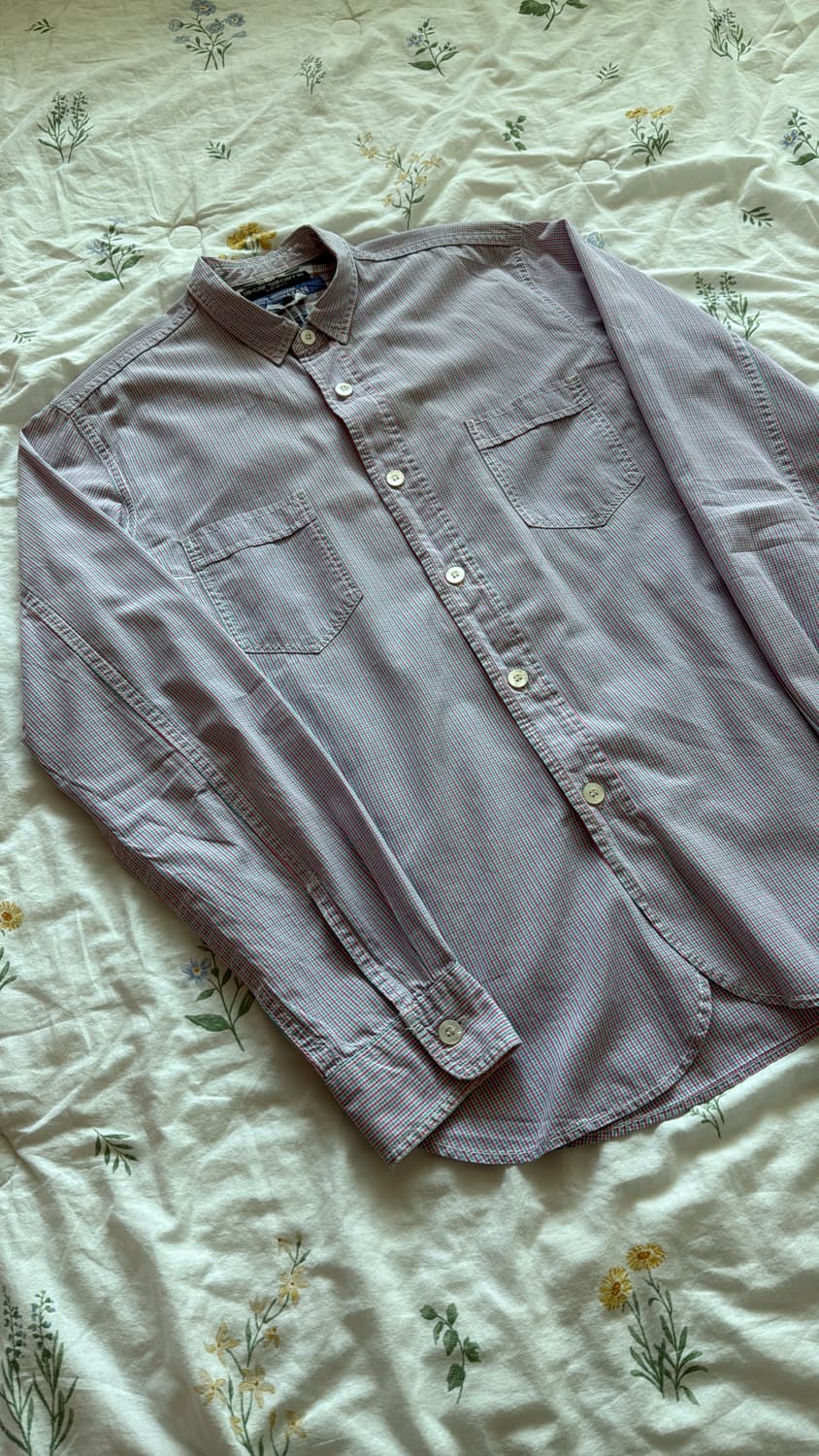 준야와타나베 체크셔츠 상품이미지1