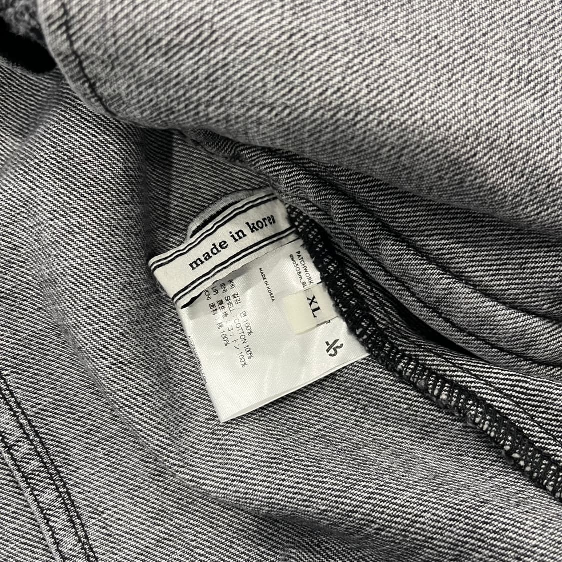 앤더슨벨 패치워크 데님 자켓  상품이미지4