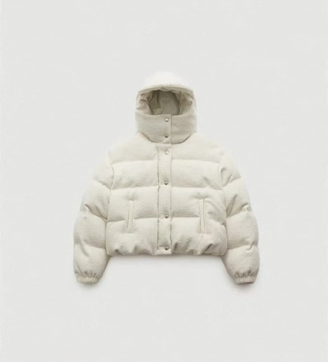 바배 새상품) 더바넷 스노우플레이크 부클 패딩 상품이미지1