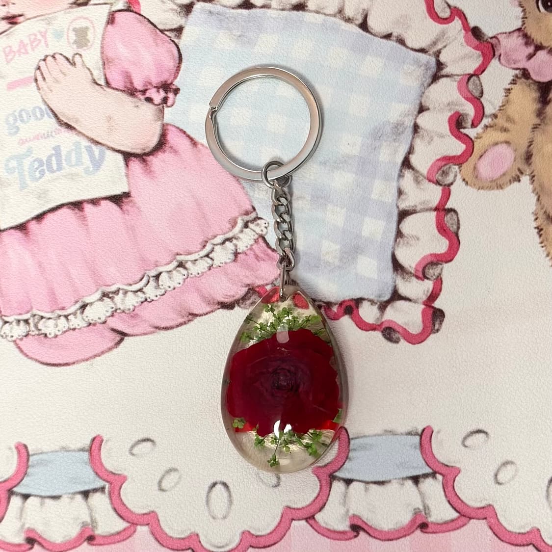 슈프림 장미 키체인 상품이미지3