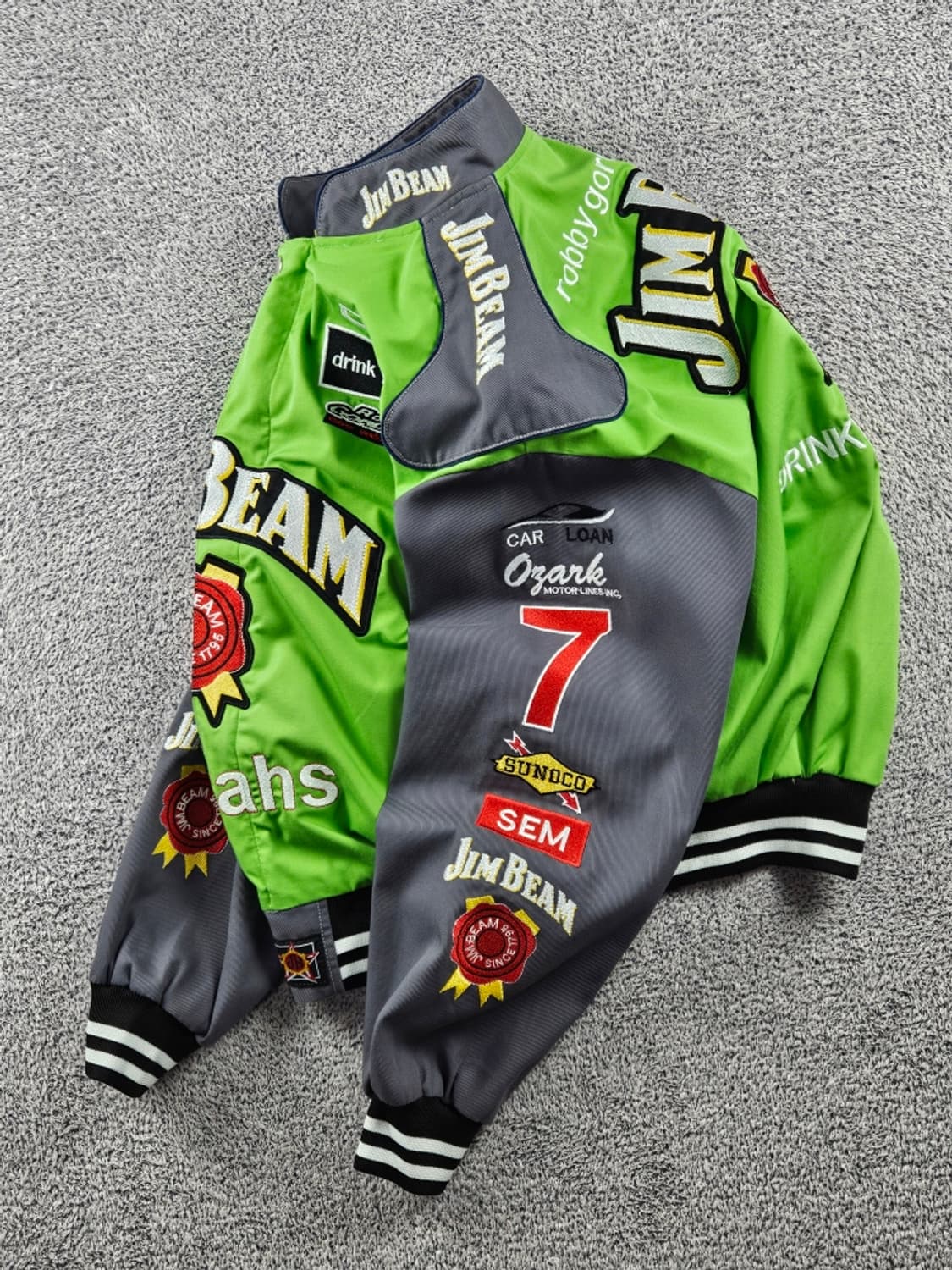 JH 리메이크 나스카 짐빔 레이싱 자켓 ( L ) / 11223 상품이미지3