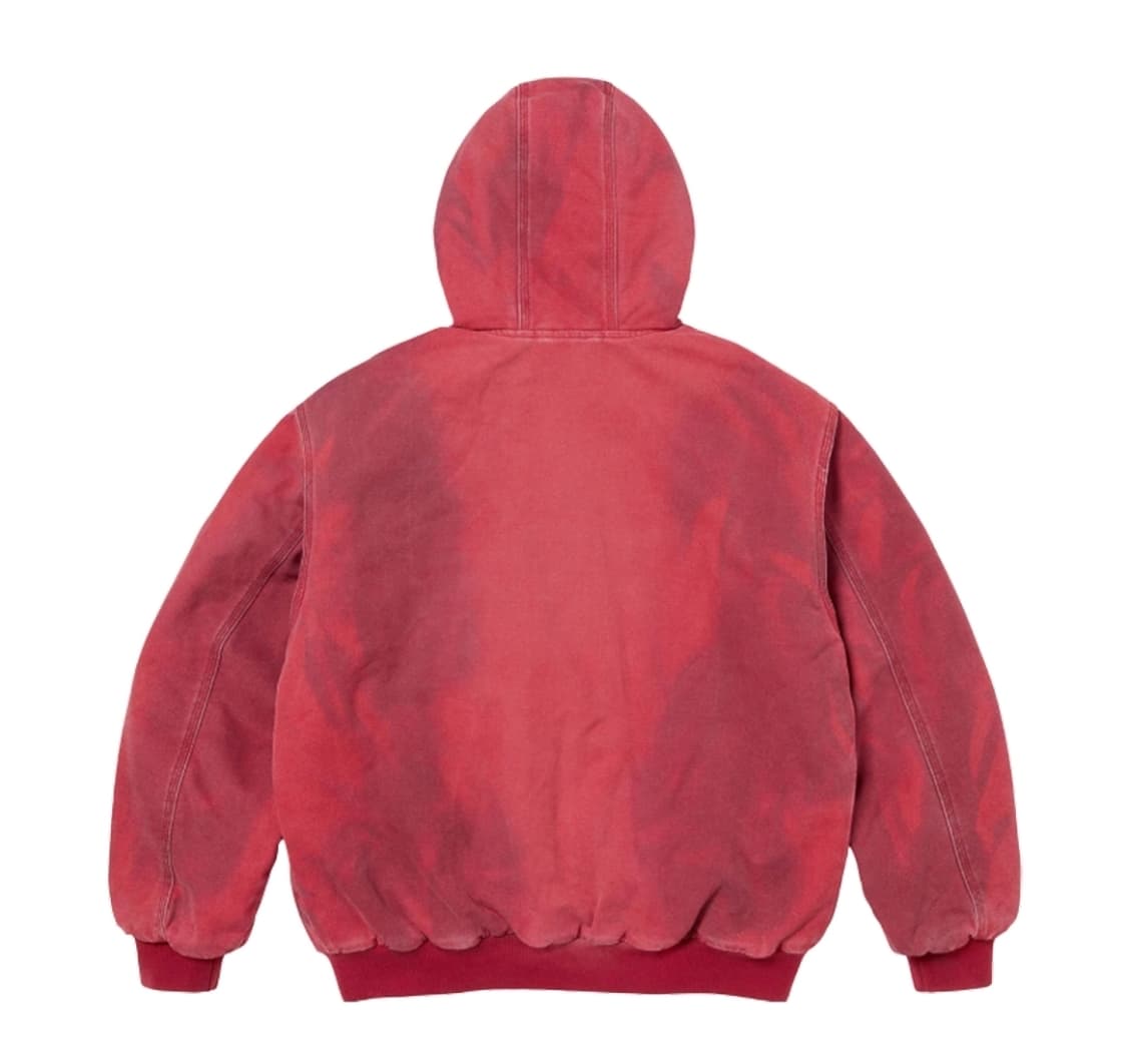 M 슈프림 리플렉티브 아크 후드 워크 자켓 레드 - 25FW 상품이미지3