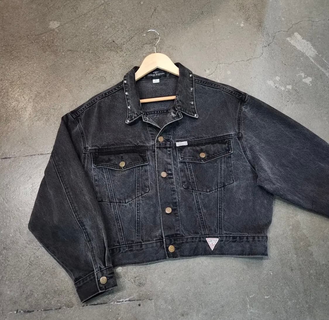 [US] 80s Guess Georges Marciano 데님 크롭 자켓 상품이미지1