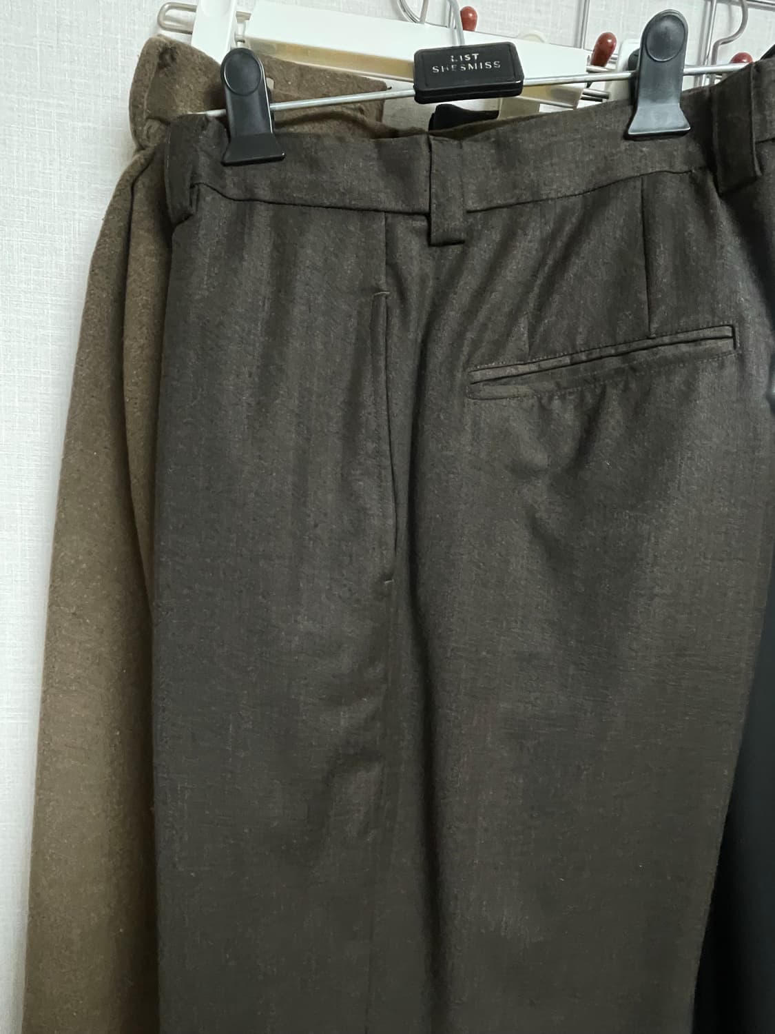 Stu 블레이저 3 Button Stripe Blazer Brown셋업 상품이미지4