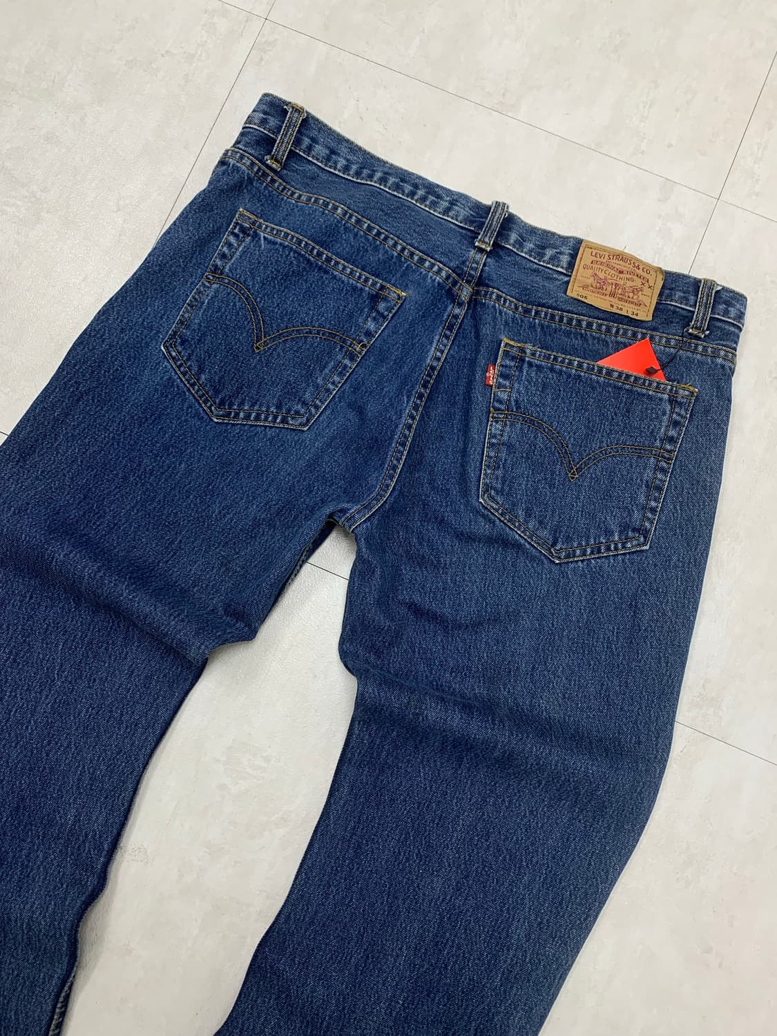 리바이스 505 진청 데님 팬츠 #685 상품이미지8