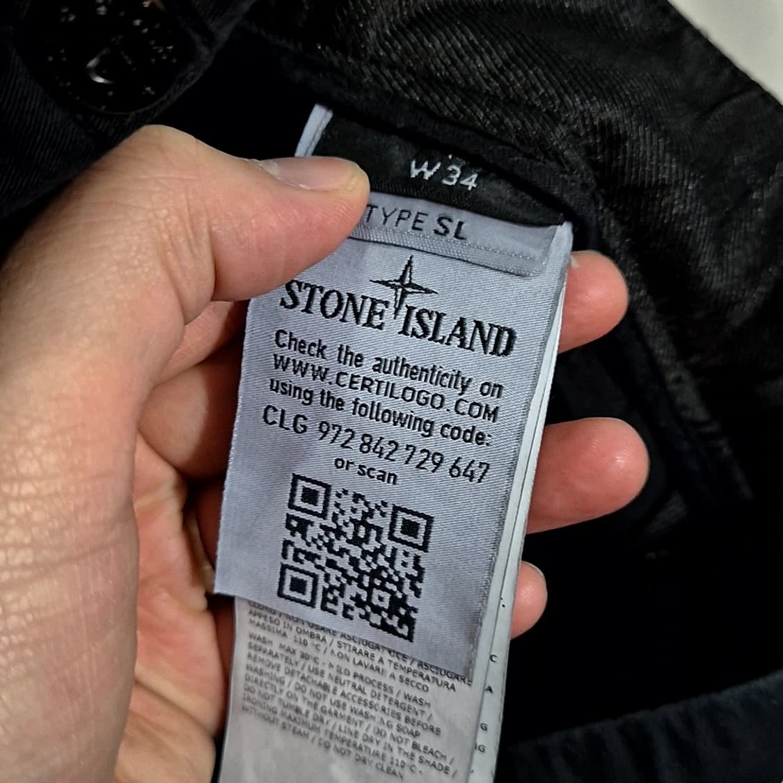 스톤아일랜드 와펜 카고 팬츠 상품이미지6