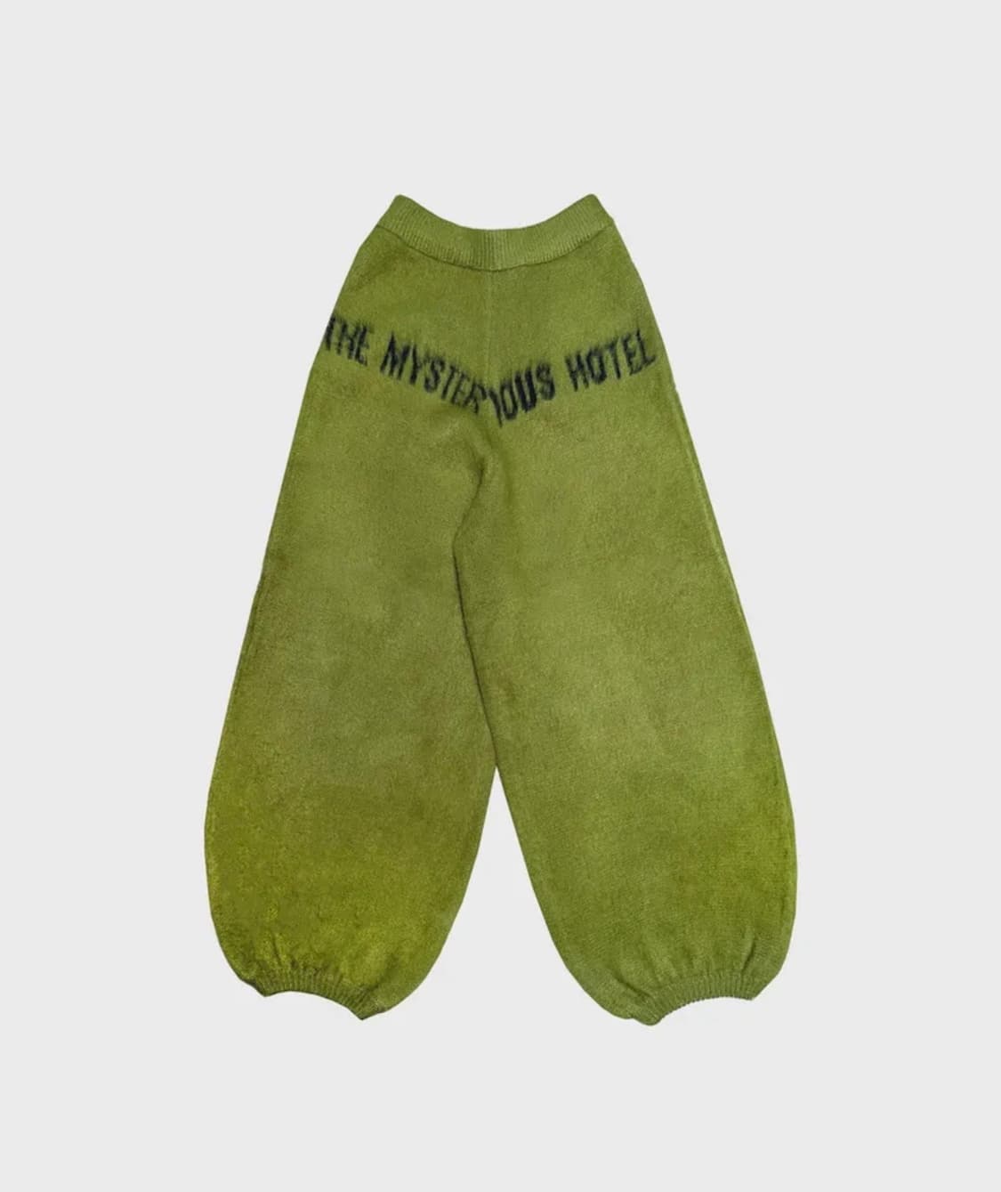 미스테리어스호텔 HOTEL KNIT PANTS 올리브 상품이미지3