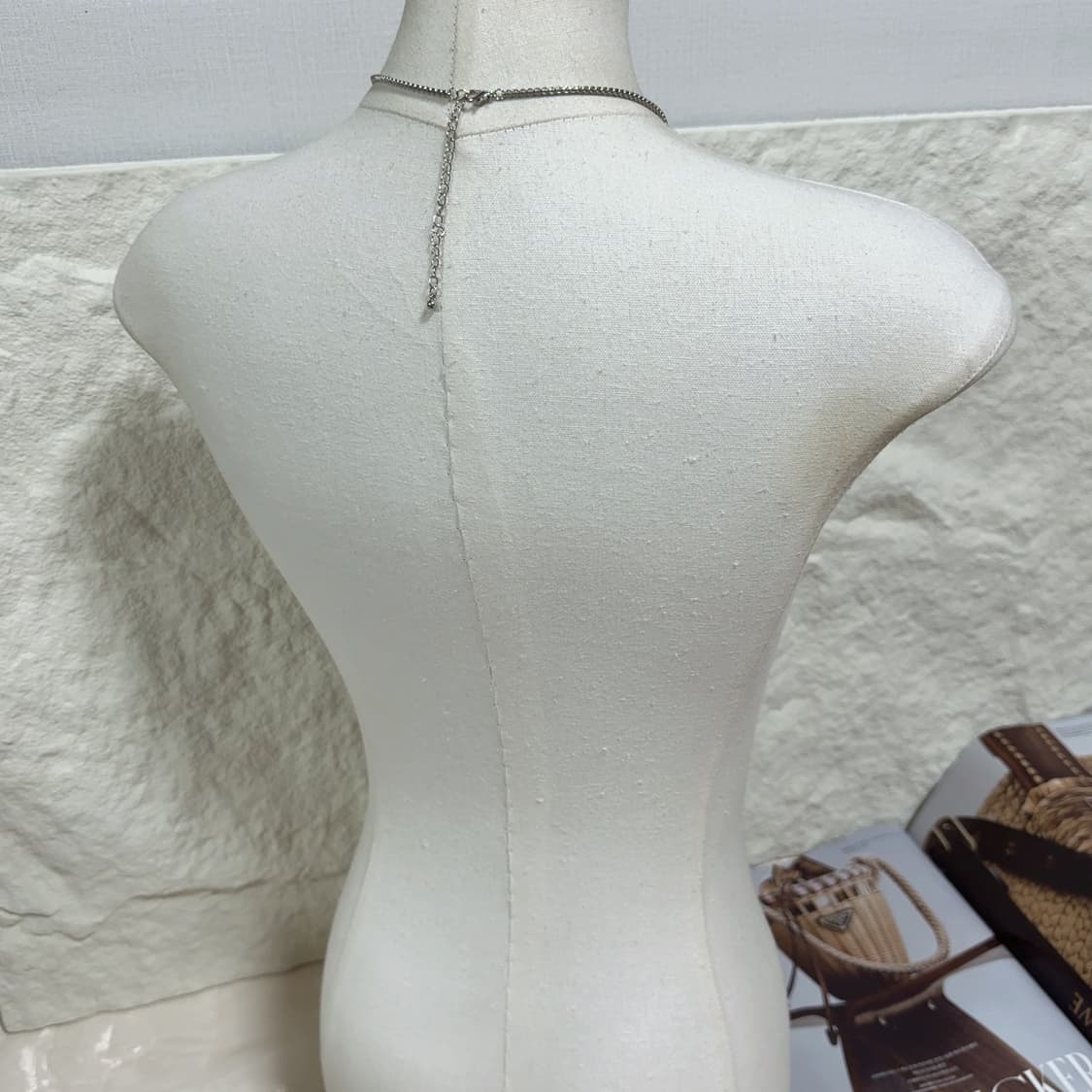 빈티지 박스체인 해골 목걸이 상품이미지3