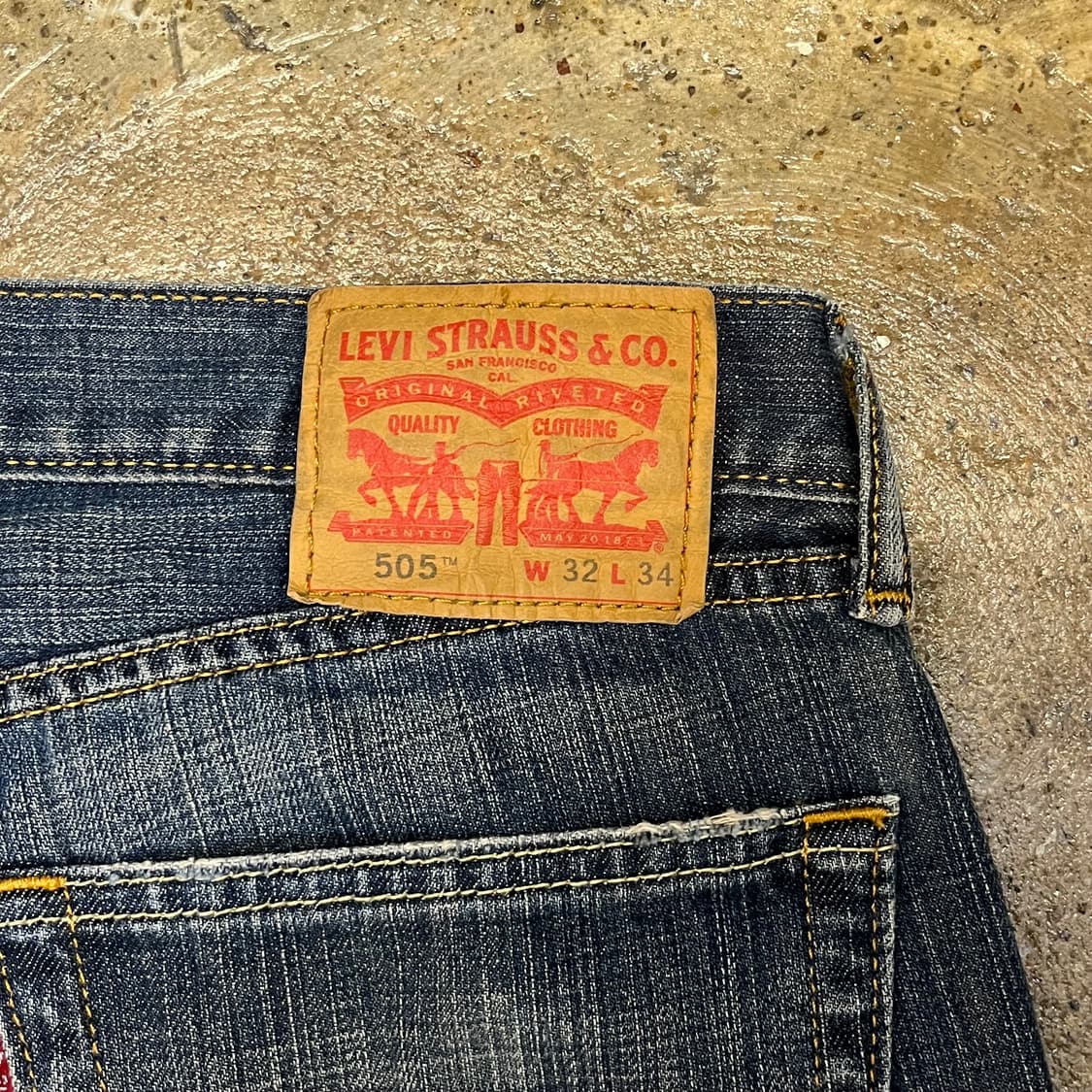미국 빈티지 리바이스 505 청바지 데님팬츠 상품이미지8