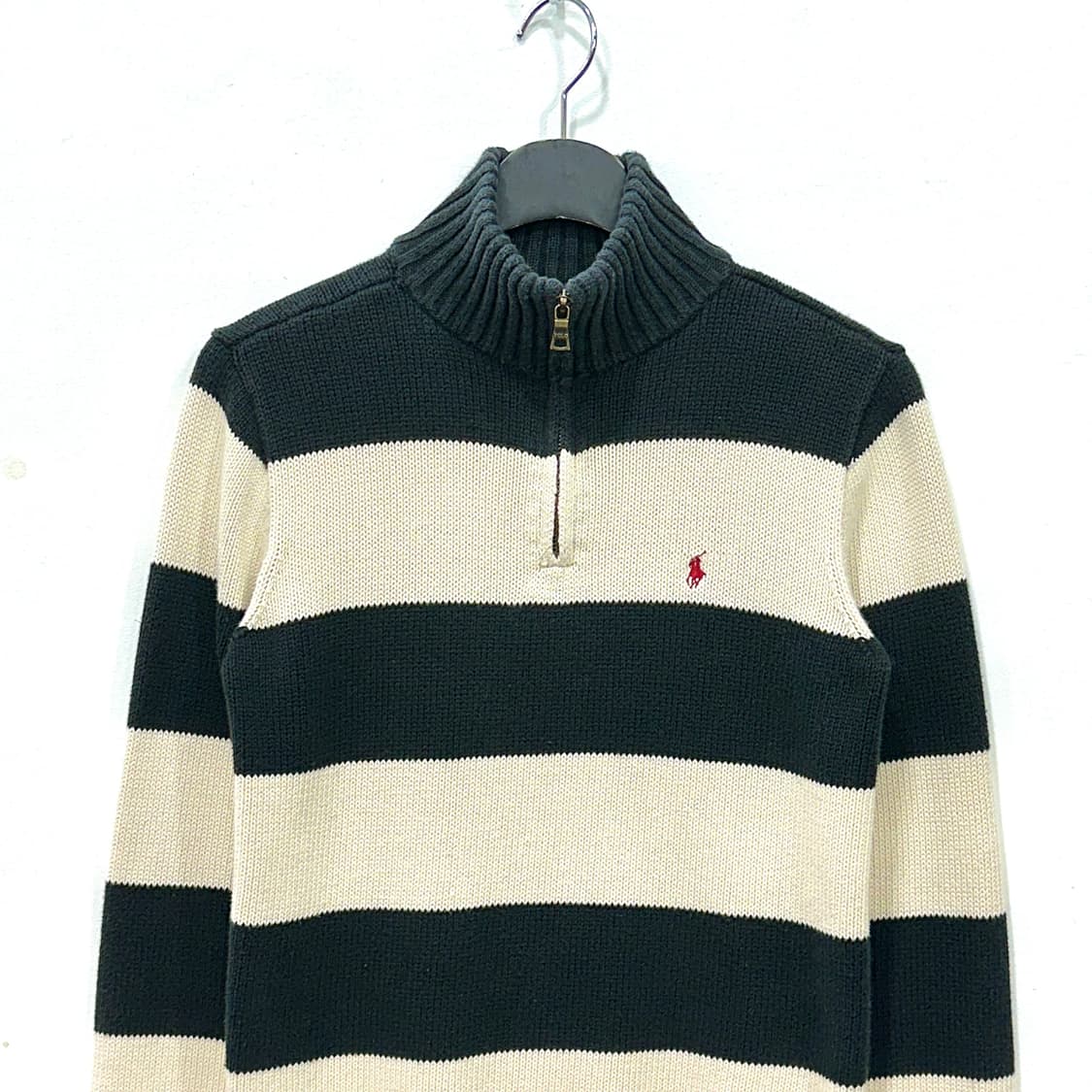 폴로 반집업니트 키즈L 상품이미지2