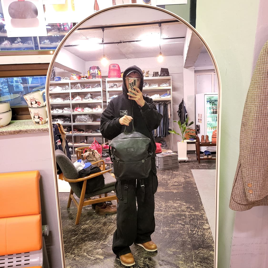 스텐다드 서밋 페이크 레더 백팩 상품이미지2