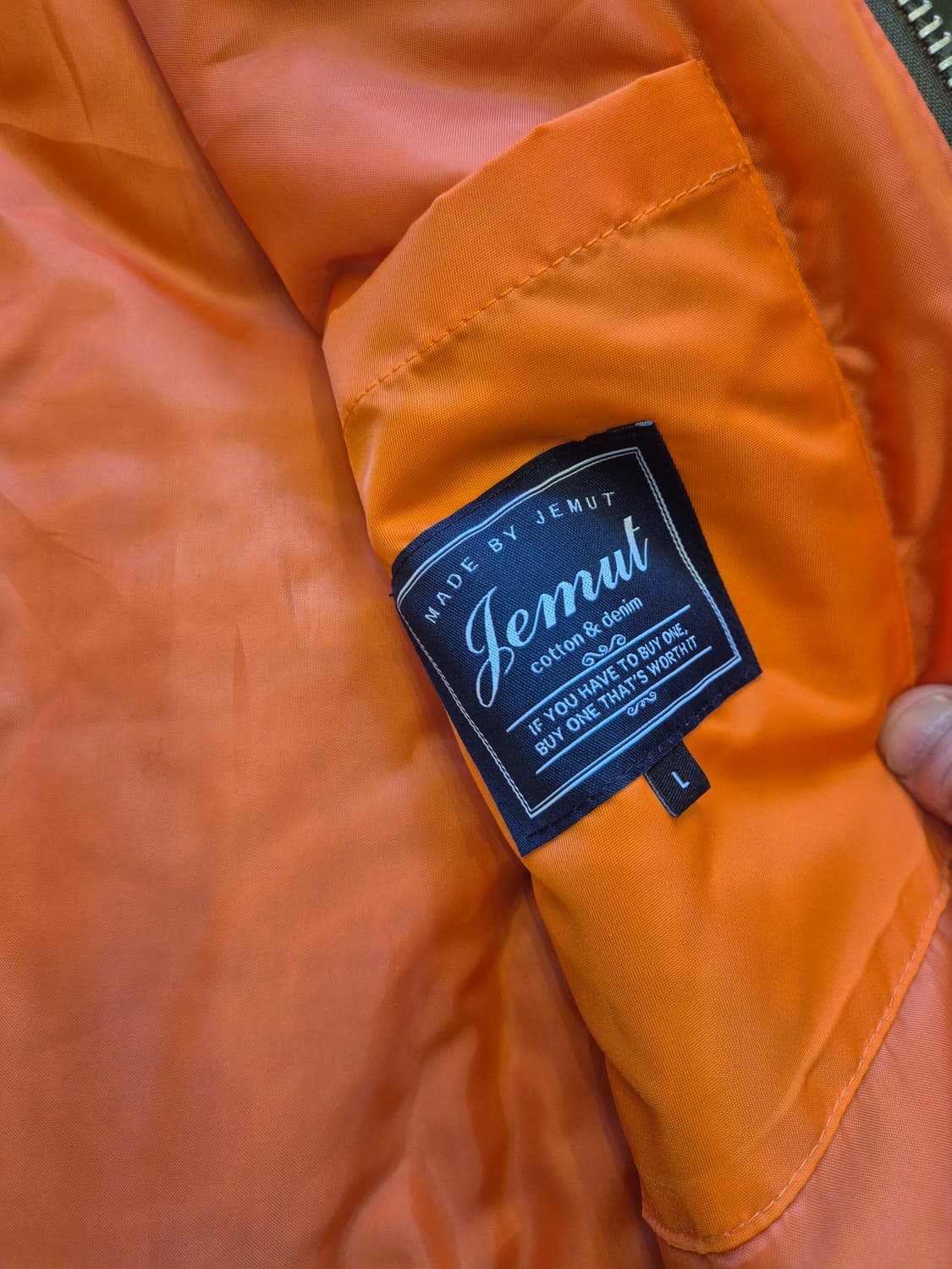 Jemut의 MA-1 항공점퍼입니다! 상품이미지2