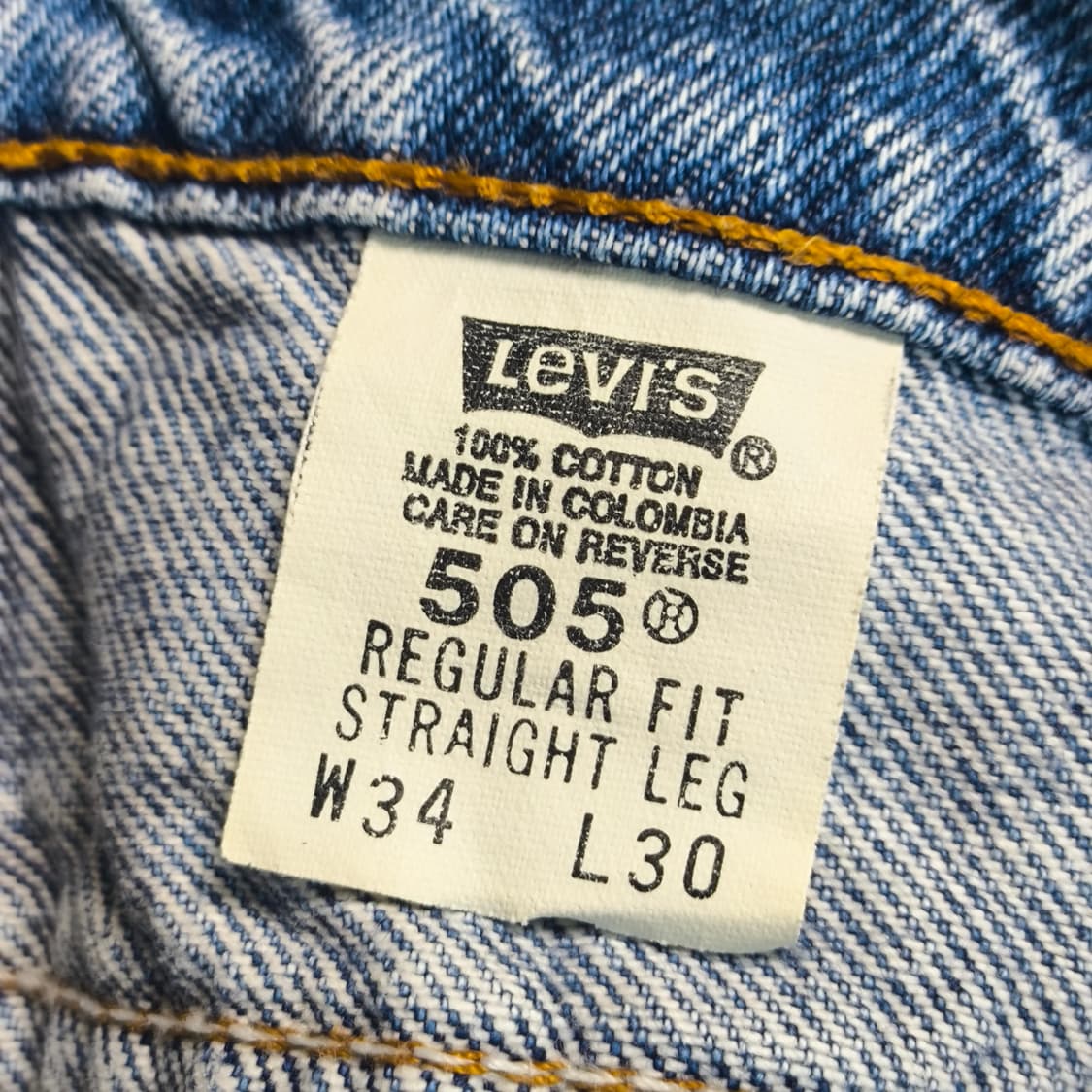 [34] 리바이스 505 오렌지탭 레귤러 핏 상품이미지6