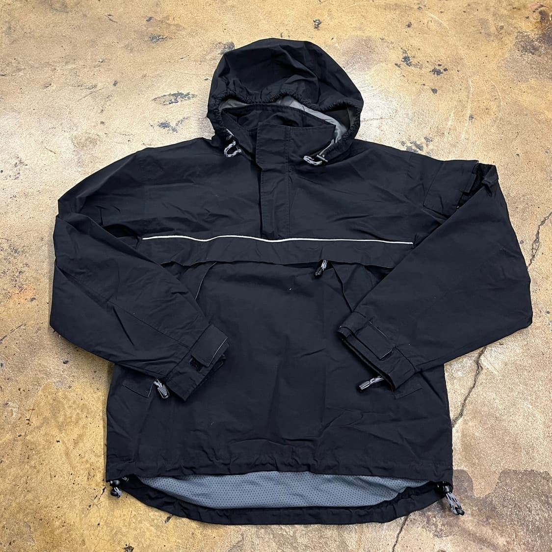[정품/XS] 갭 검정색 후드 아노락 바람막이 b16 상품이미지2