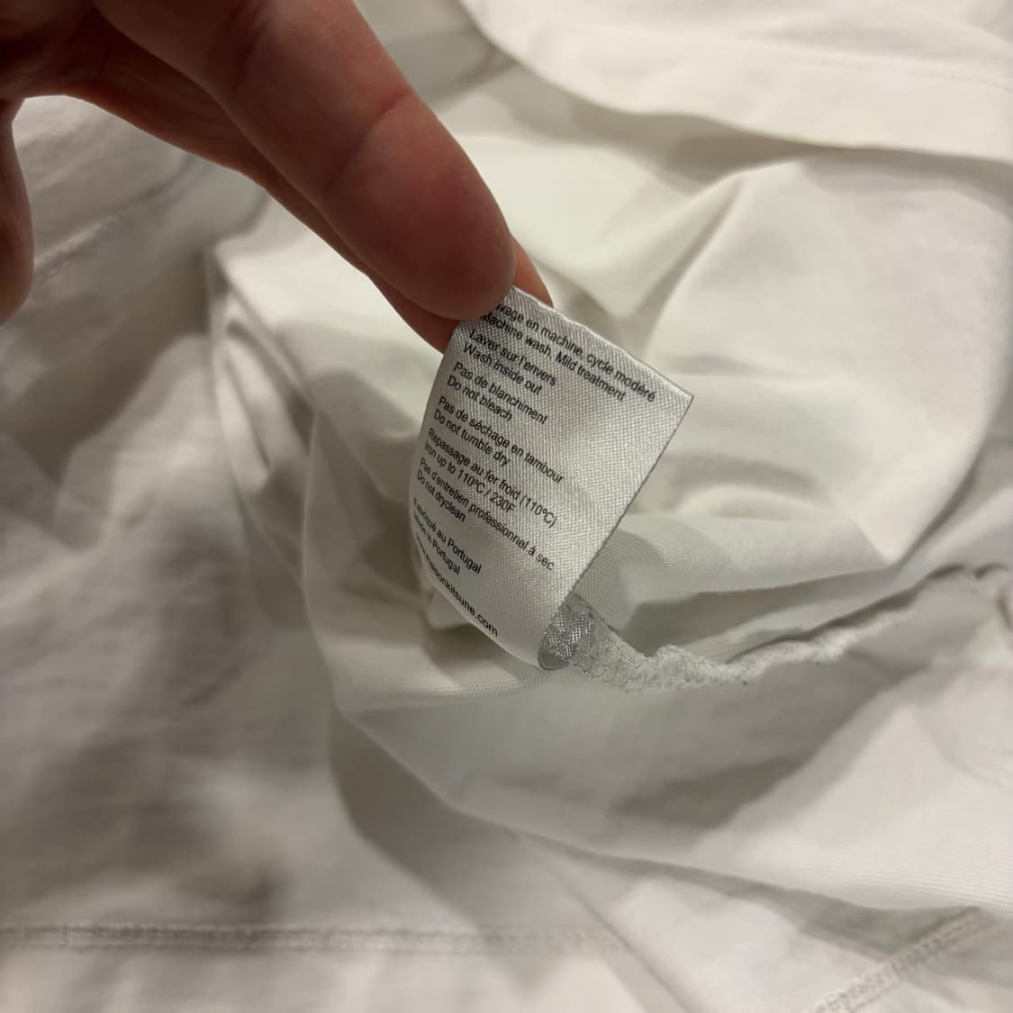 [XL] 메종키츠네 폭스 반팔 티셔츠 화이트 D450 상품이미지8