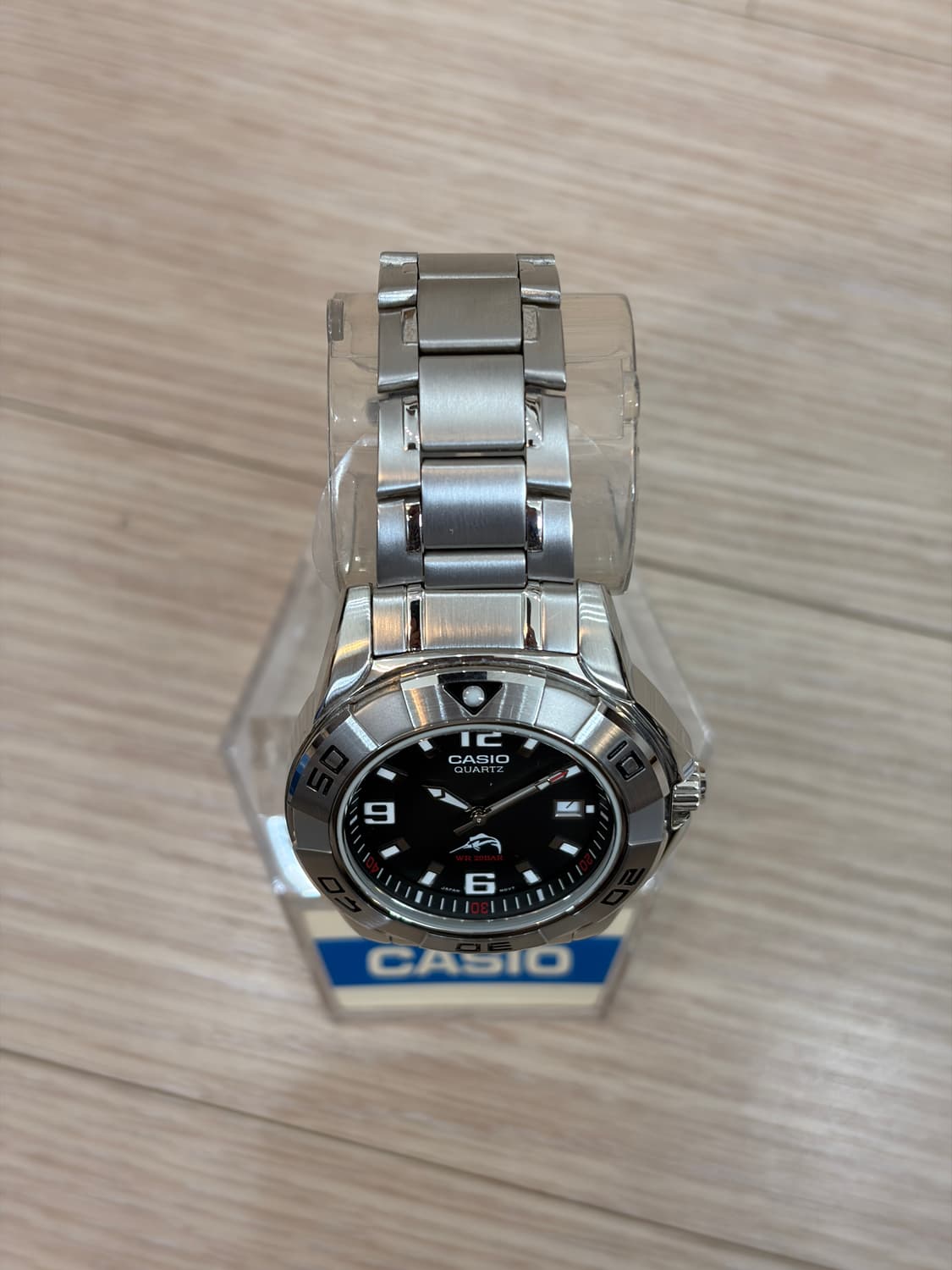 카시오 빈티지 극미품 은새치 MDV-100D-1AFJ 흑새치 다이버 상품이미지2