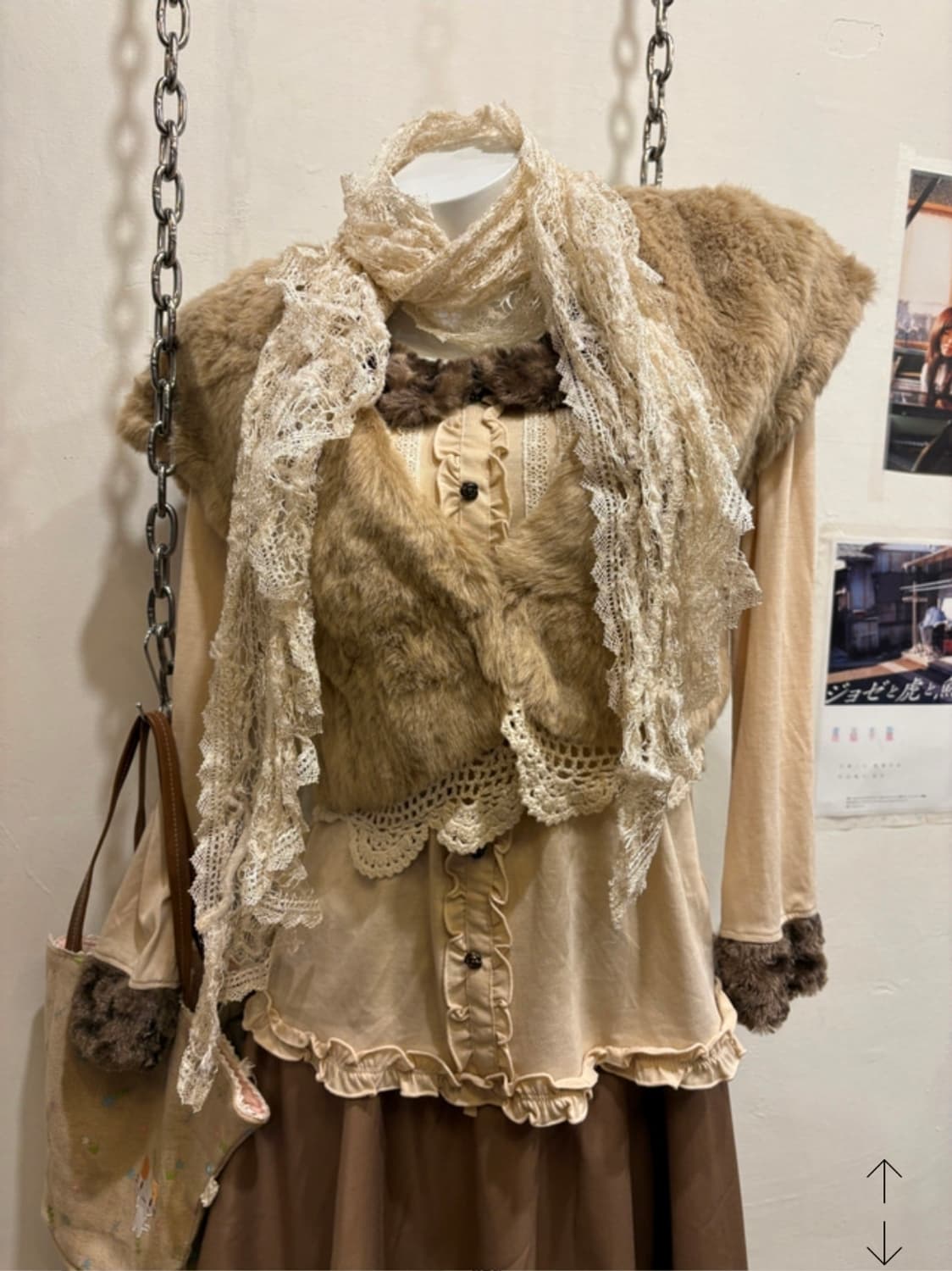 일본 빈티지 엑시즈팜 세트 라떼갸루 상품이미지2