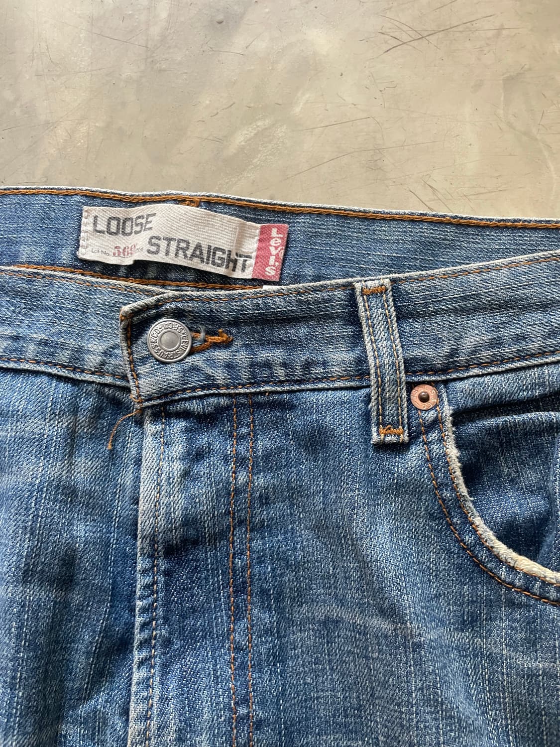 리바이스 569 34x32 (기장수선) 상품이미지4