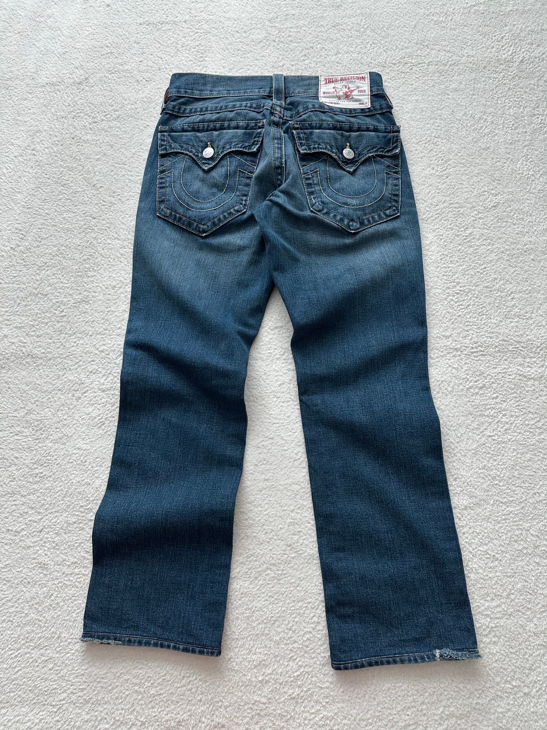 트루릴리전 리키 RICKY 부츠컷 데님팬츠 y2k 갸루 펑크 상품이미지4