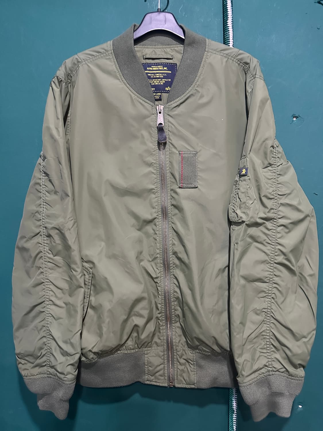 알파인더스트리 ma-1 카키 3XL 상품이미지1