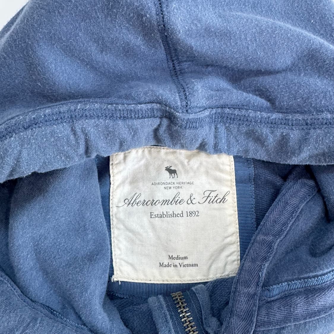 Abercrombie 아베크롬비 블루 후드집업 상품이미지5