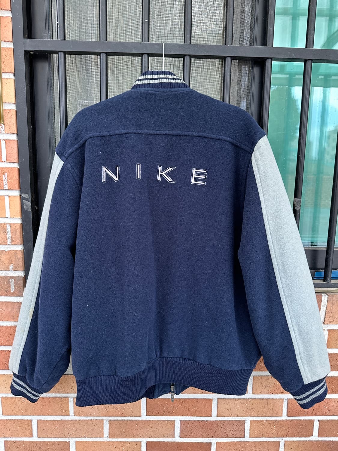 (XXL)90s 나이키 울 바시티 자켓 상품이미지4