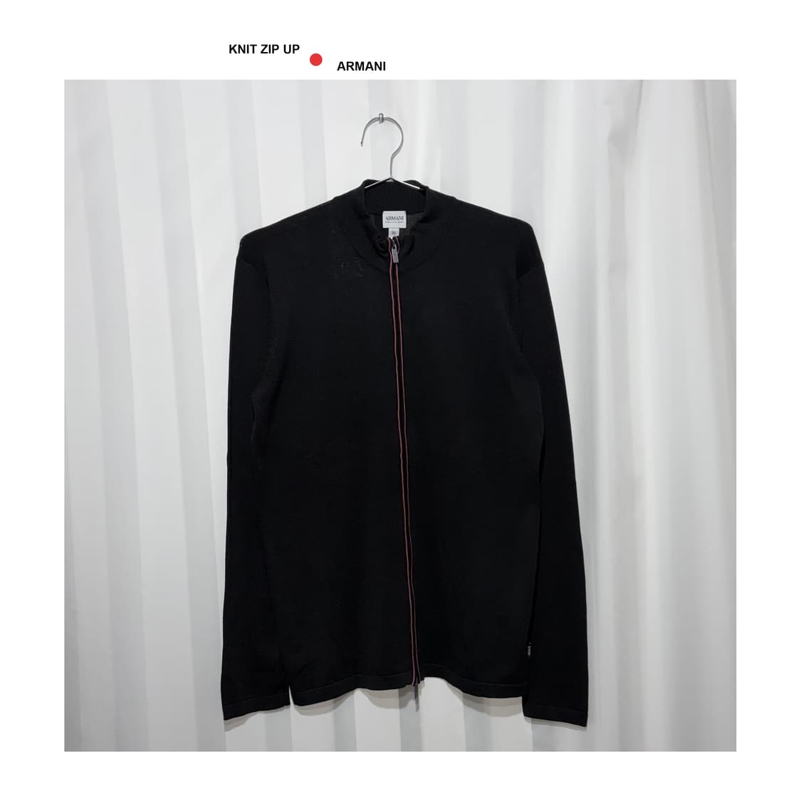 아르마니 꼴레지오니 니트 집업 상품이미지1