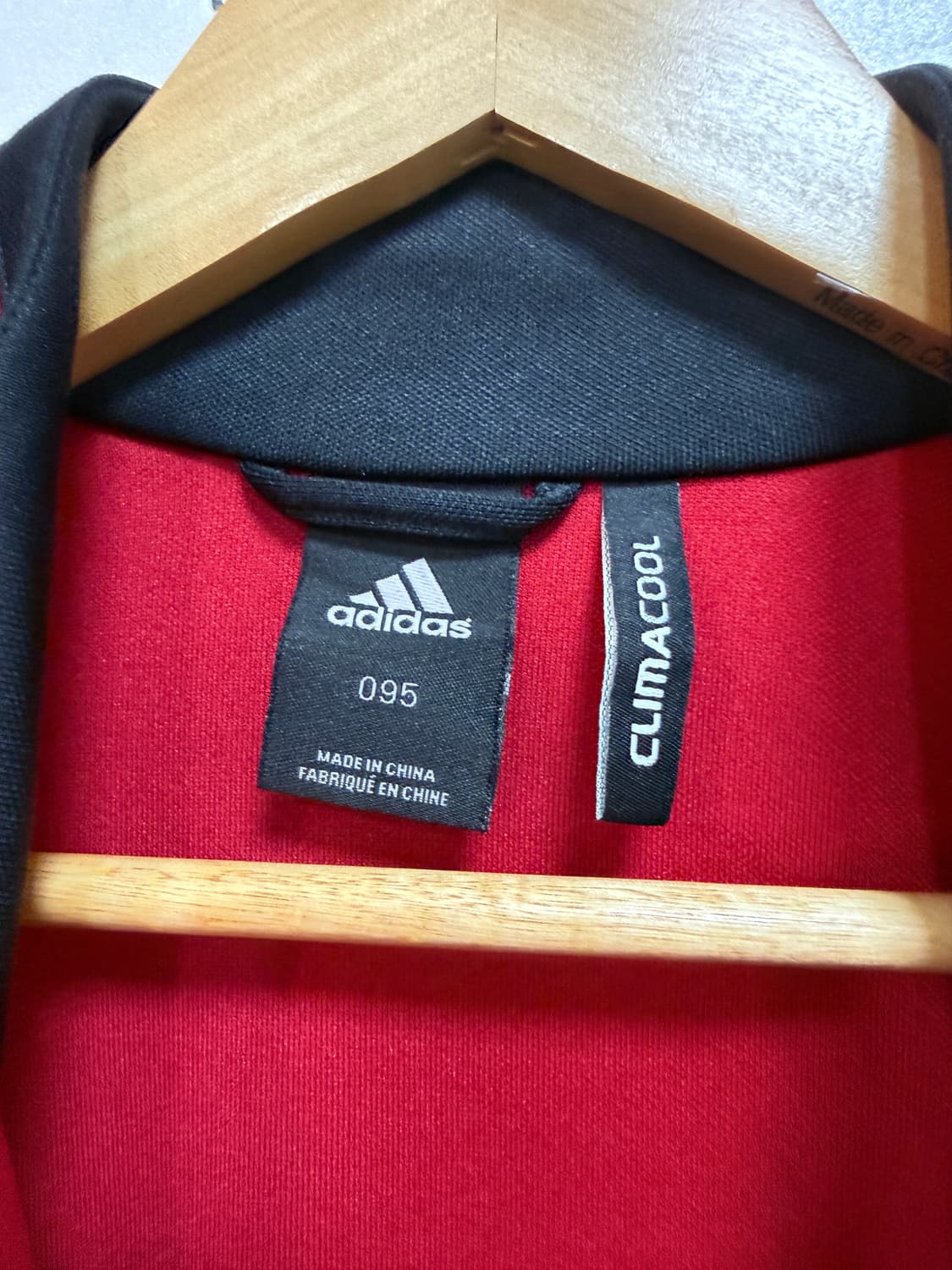 아디다스 삼선 트랙탑 집업 95 레드 져지 트레이닝 자켓 상품이미지7