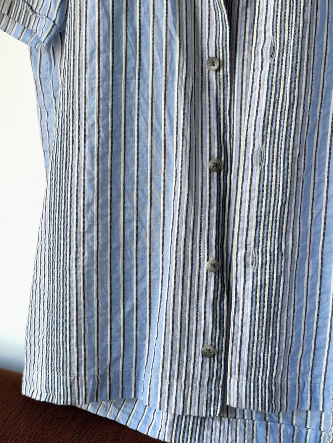 Sucker fabric multi design half shirt 상품이미지2