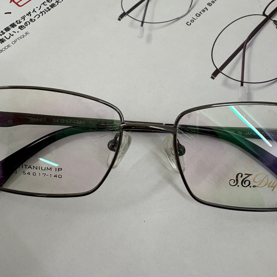 ST Dupont 듀퐁 티타늄 안경 상품이미지2