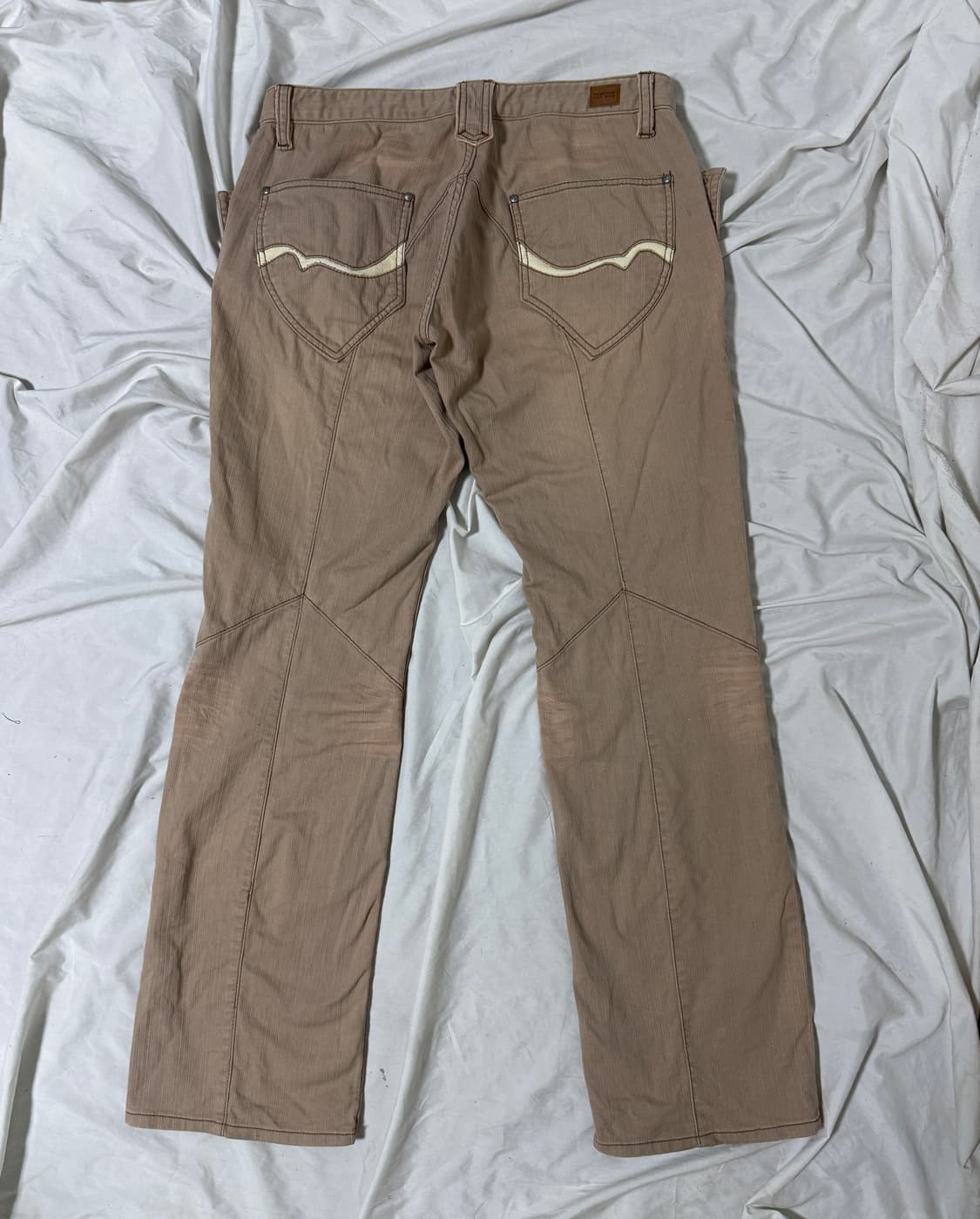 니콜 클럽 포 맨 워싱 플레어 팬츠 y2k vkei 펑크 상품이미지1