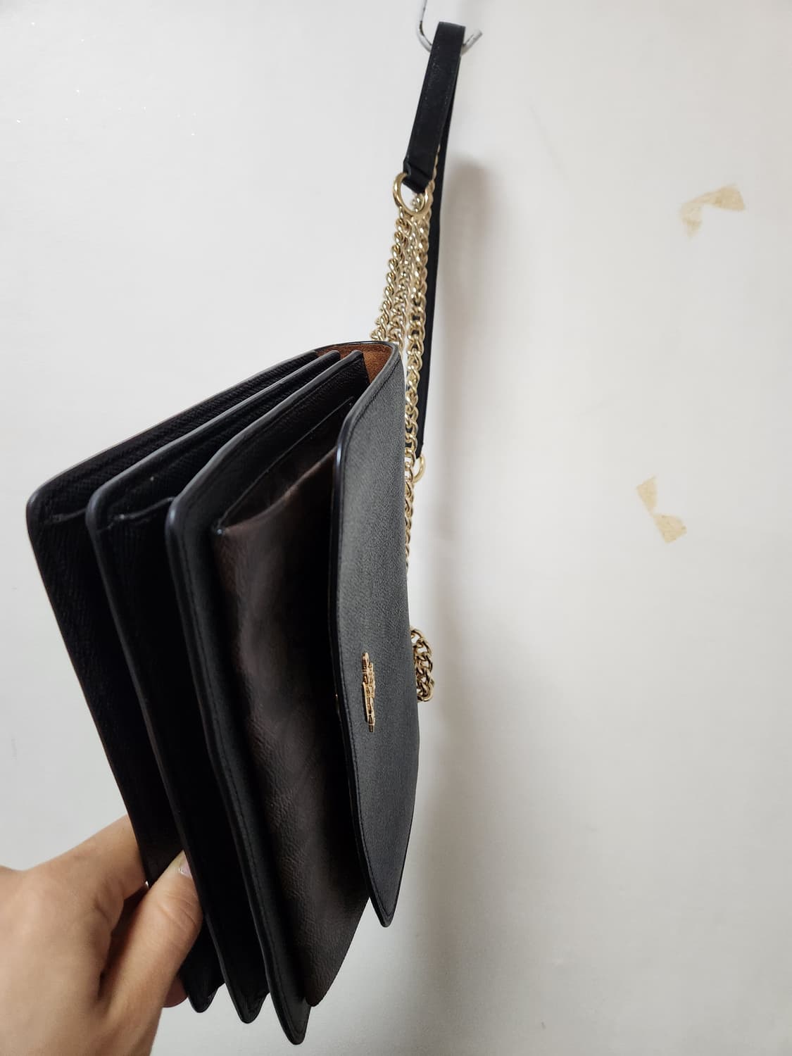 코치 블랙 시그니처 체인 크로스백 상품이미지5