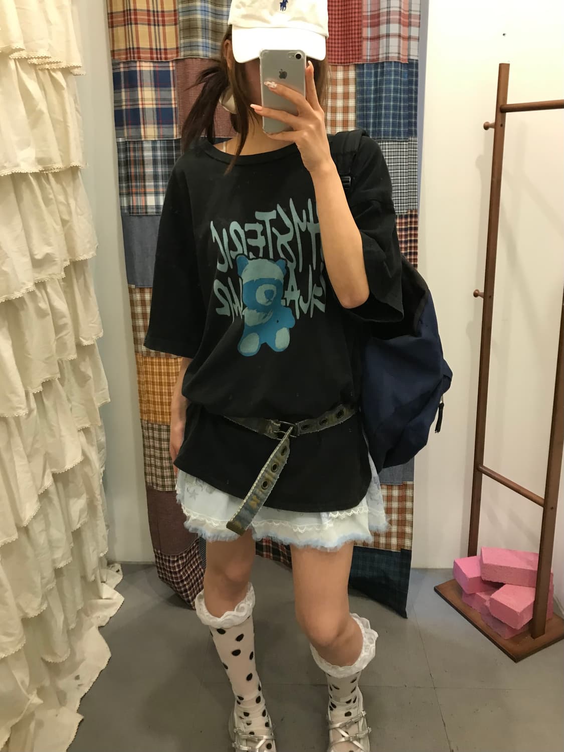 히스테릭글래머 베어 반팔 티셔츠 상품이미지2