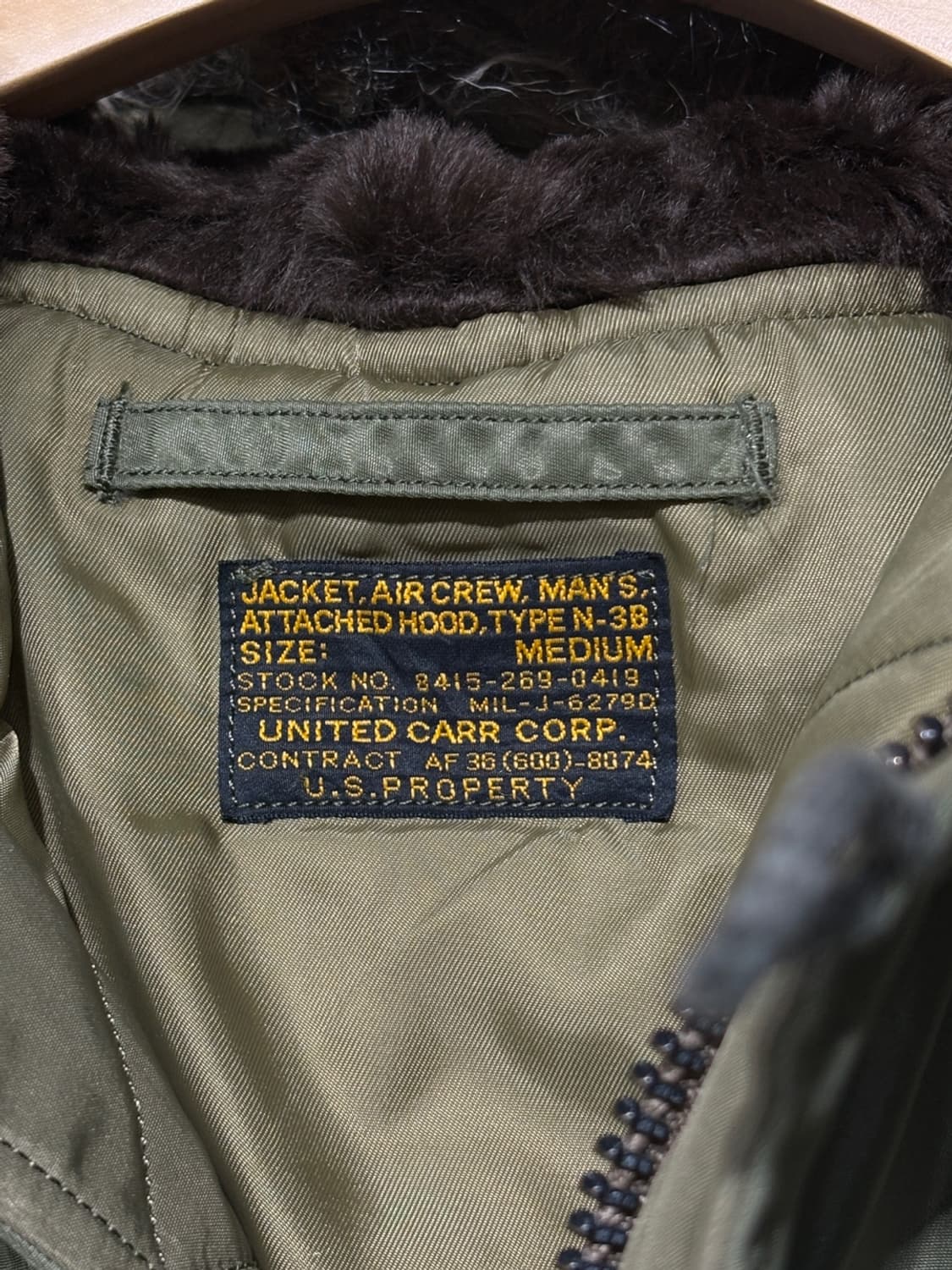 유니이티드 카 버즈릭슨 n-3b 파카 상품이미지4