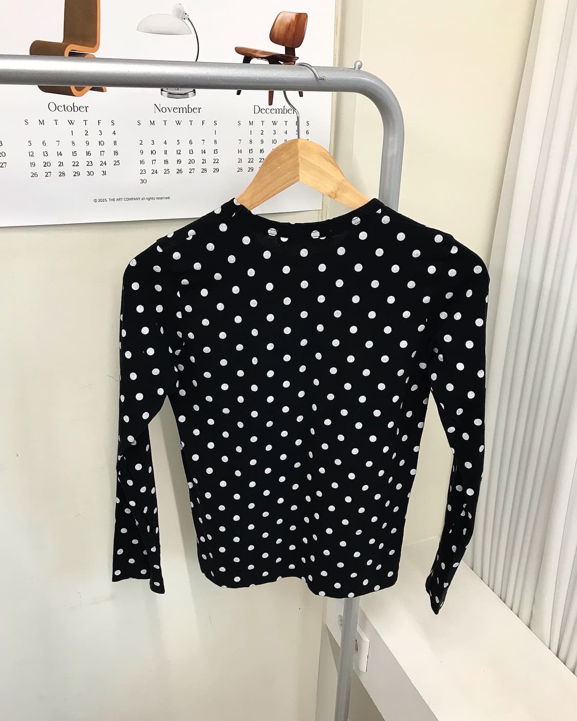꼼데가르송 플레이 도트 긴팔티 상품이미지3