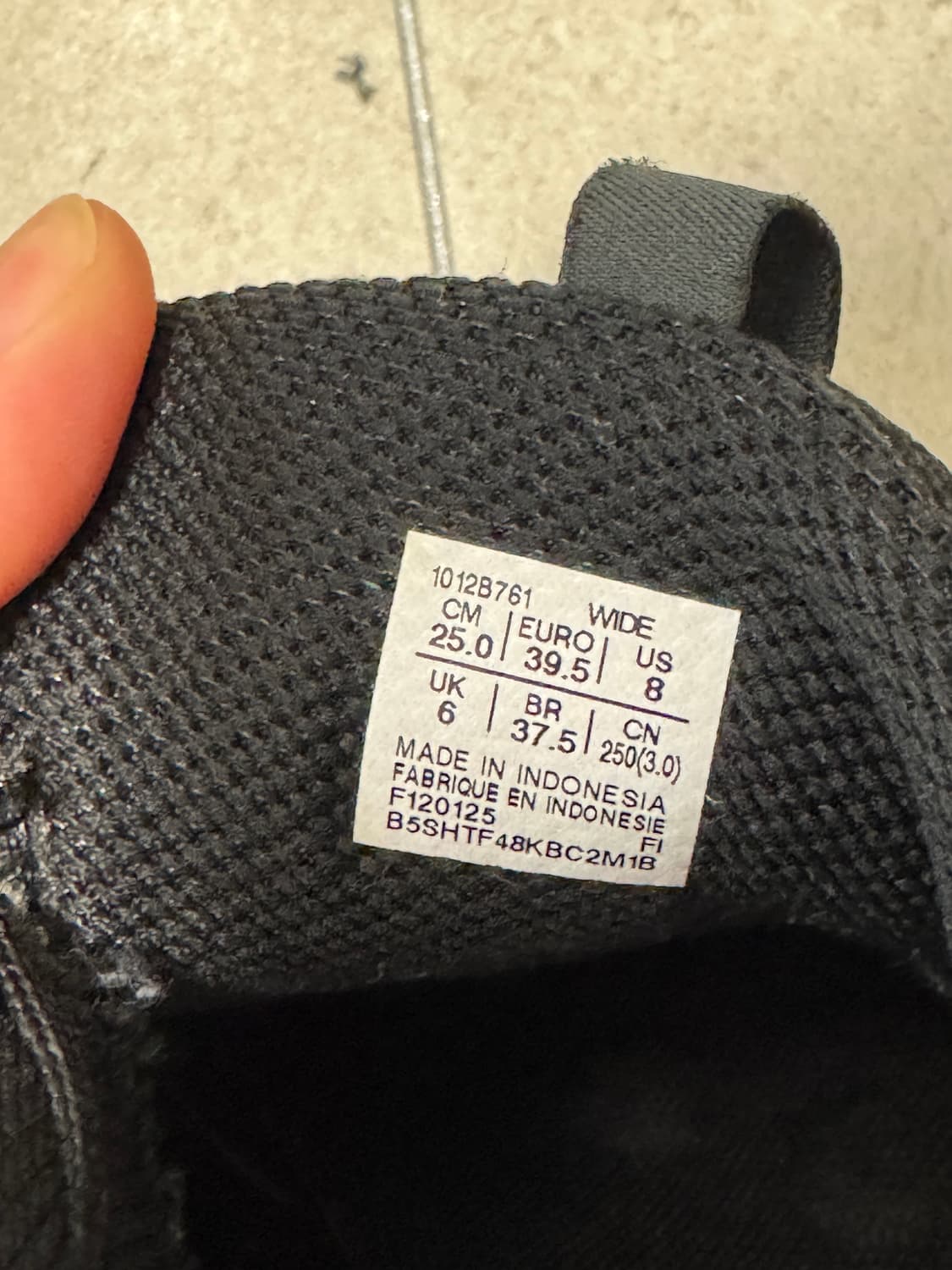 ASICS 아식스 조그 100 T W (2E) 블랙 250mm 상품이미지4