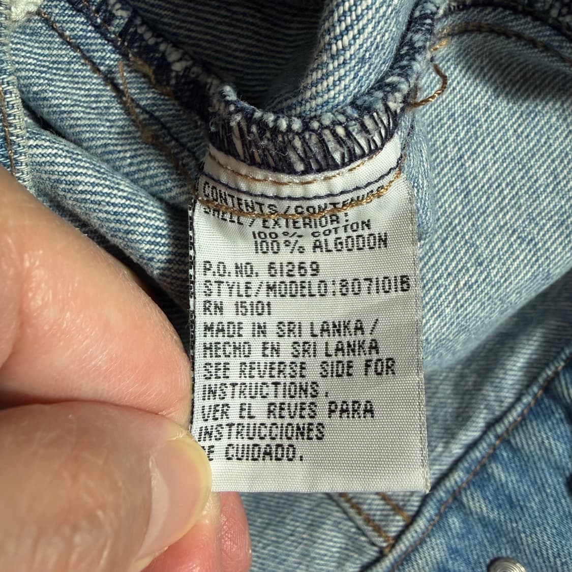 90s Wrangler hero 데님 자켓(L) 상품이미지5