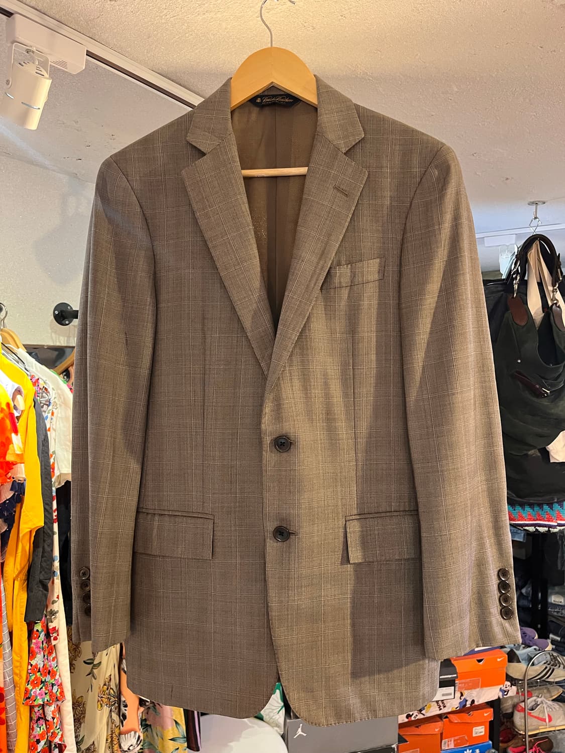 브룩스 브라더스 1818 리젠트 글렌체크 블레이저 상품이미지1