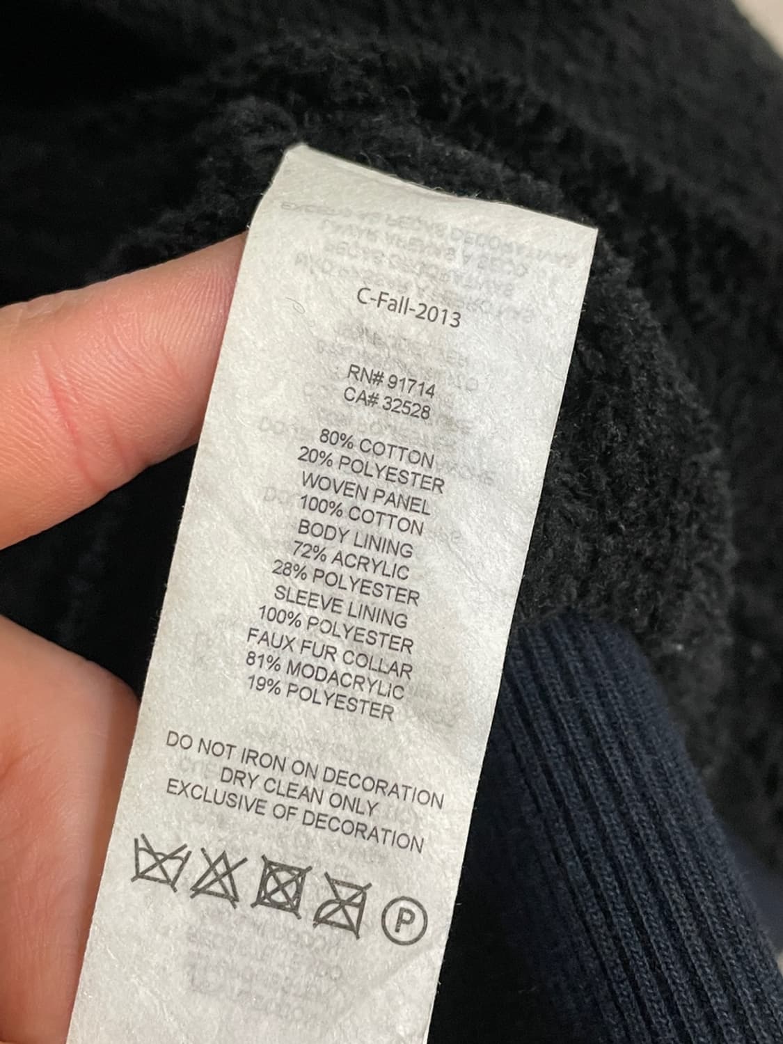 아르마니 코튼 라이더 자켓  상품이미지7