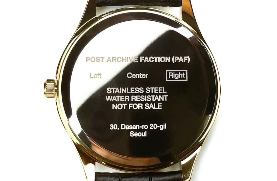 포스트아카이브픽션 PAF 오픈 기념 시계 상품이미지2