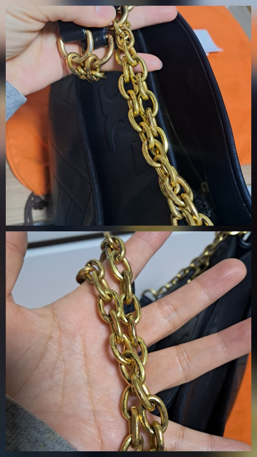 정품 토리버치 퀼팅 체인 숄더백 가방 블랙 상품이미지7