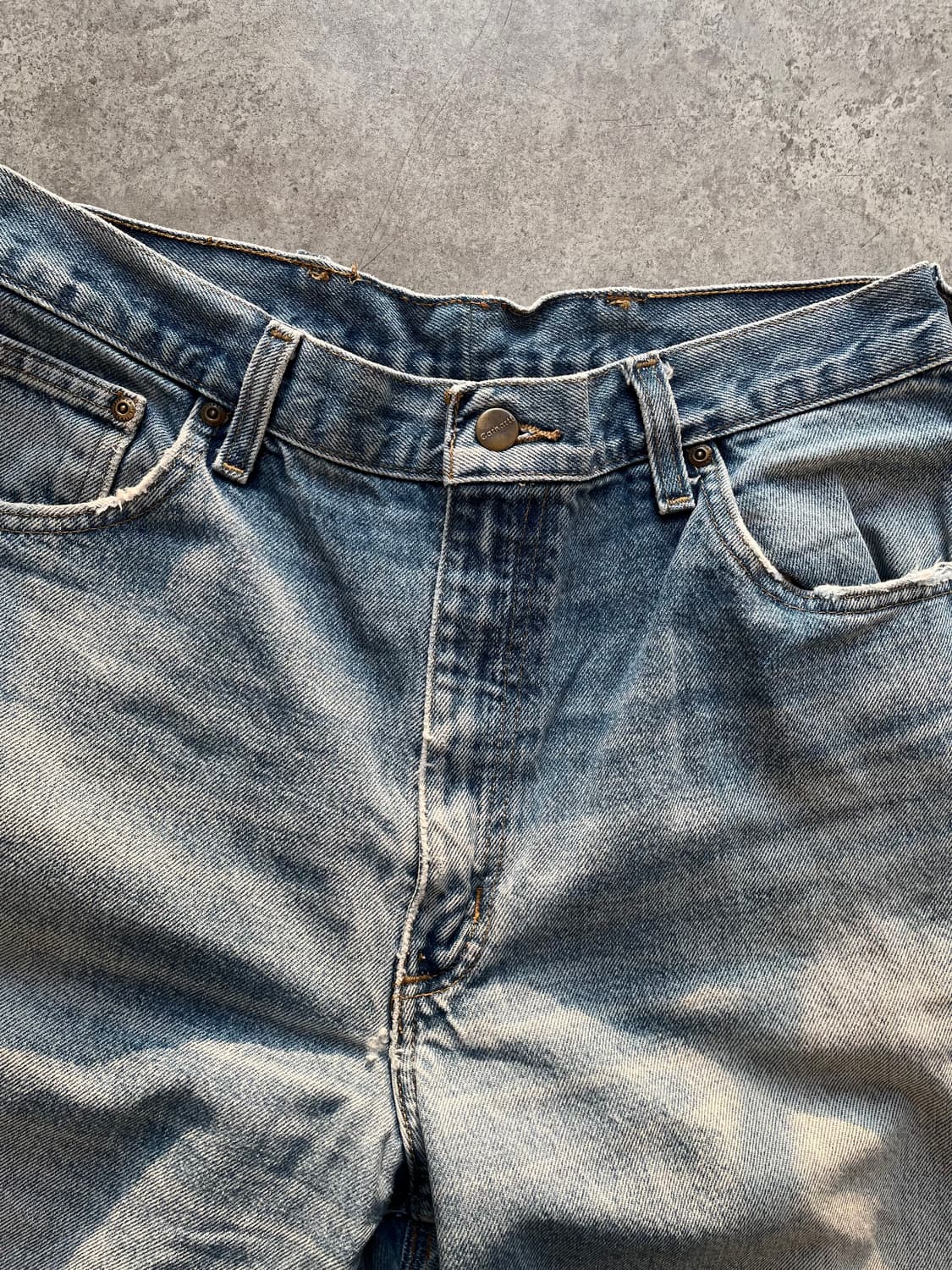 칼하트 카펜터 데님 워크팬츠 상품이미지9