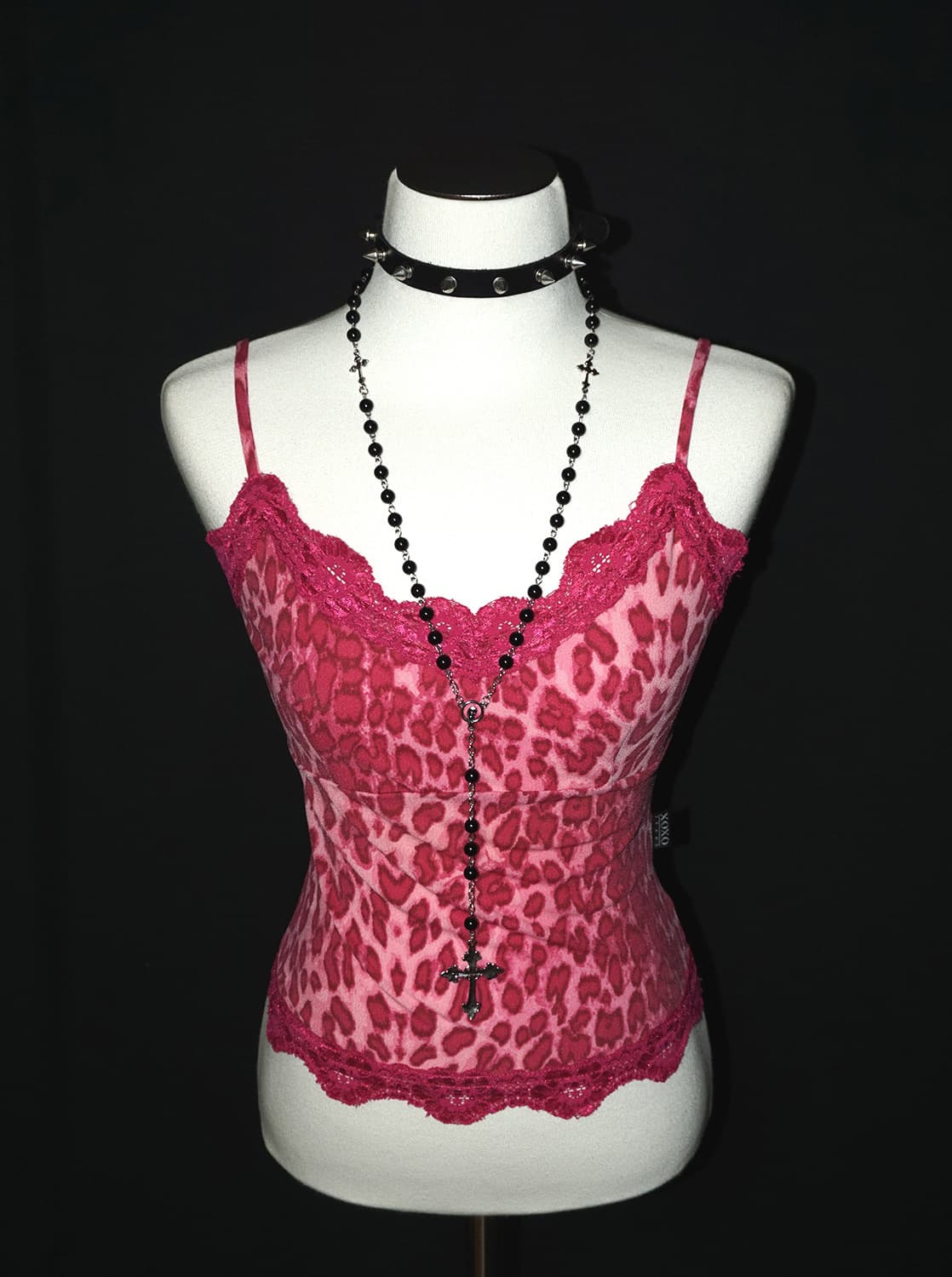 (xoxo) pink camo gyaru top  상품이미지4
