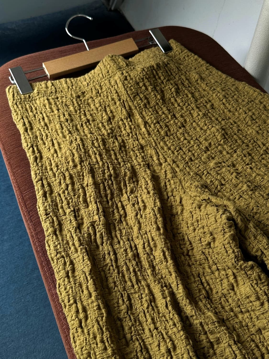 Volume fabric stretched banded 3/4 pants 상품이미지6